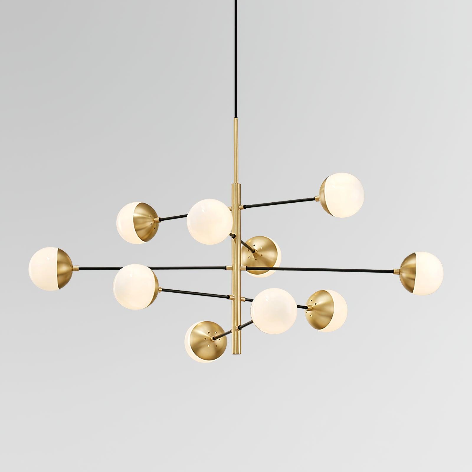 Lustra Chandelier Waverly Glass Elegant - Letslighting