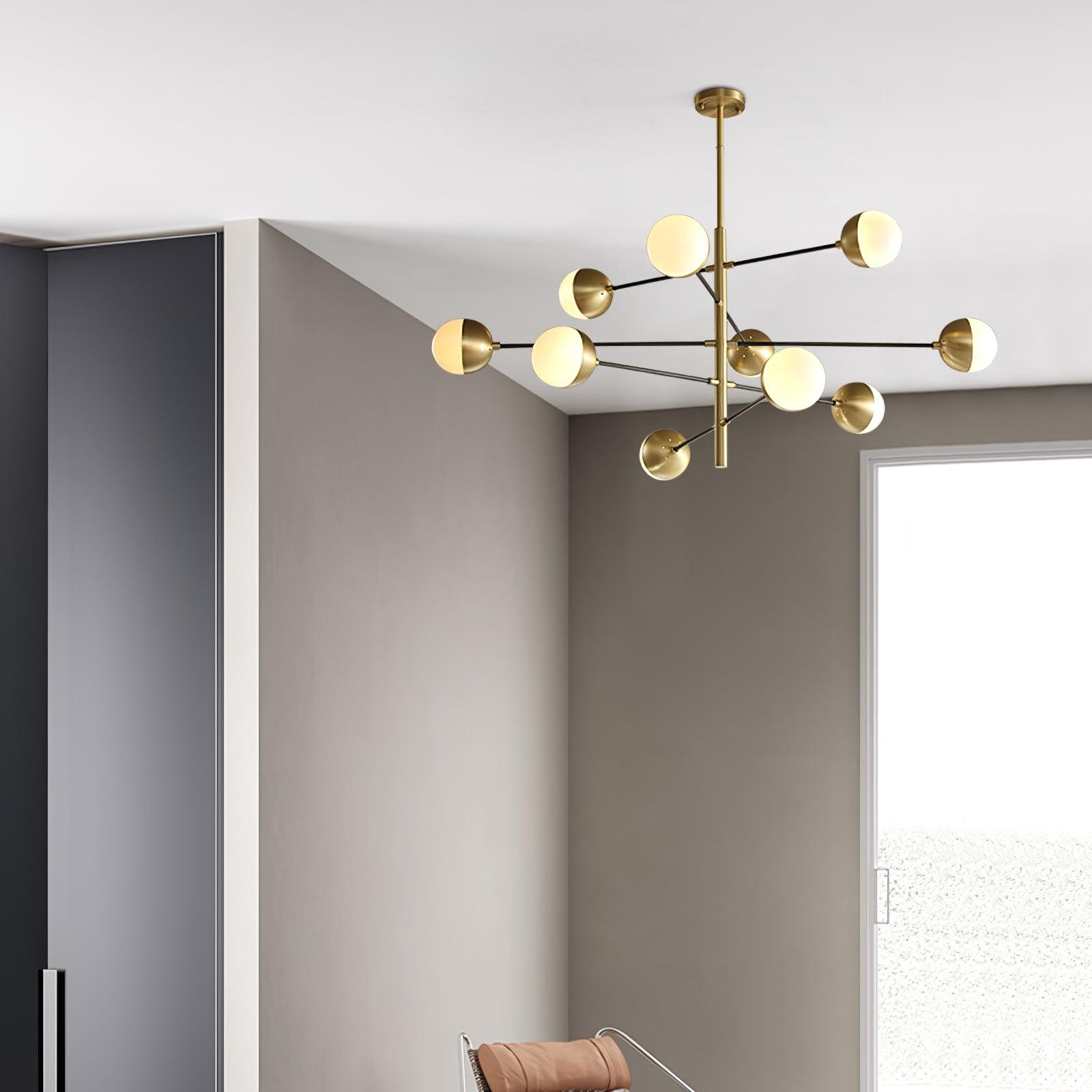 Lustra Chandelier Waverly Glass Elegant - Letslighting
