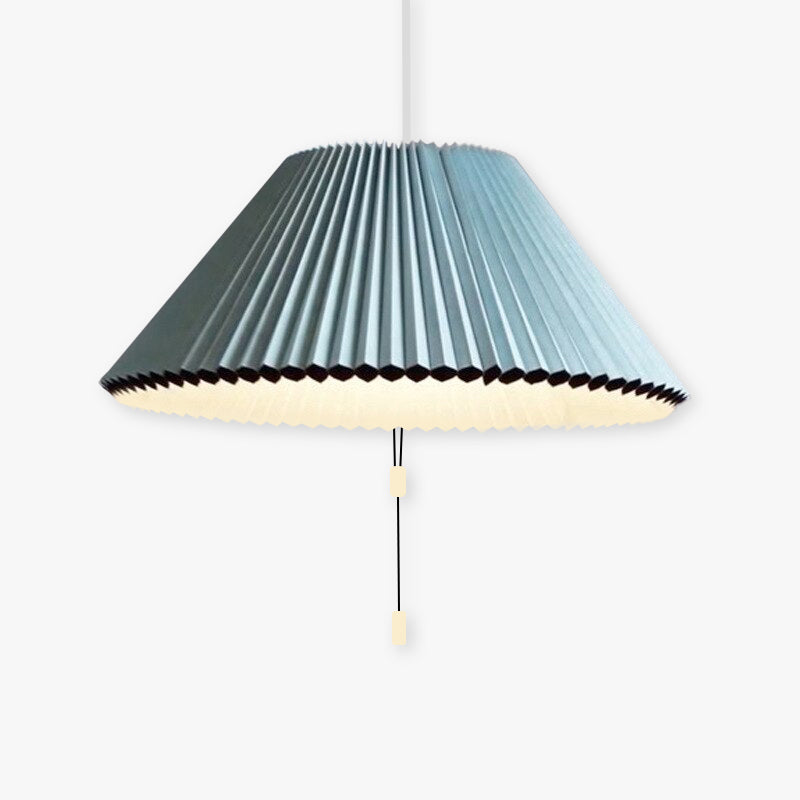 Morandi Modern Adjustable Pleated Pendant Light