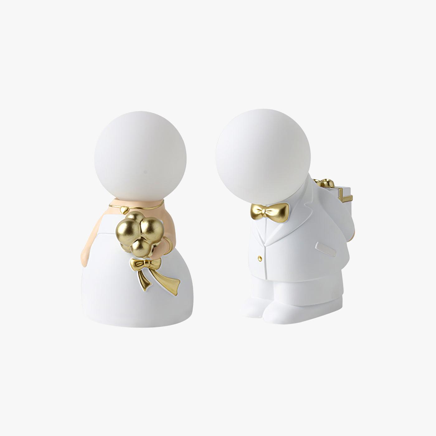 Eternal Ceramic & White Table Lamp - Letslighting