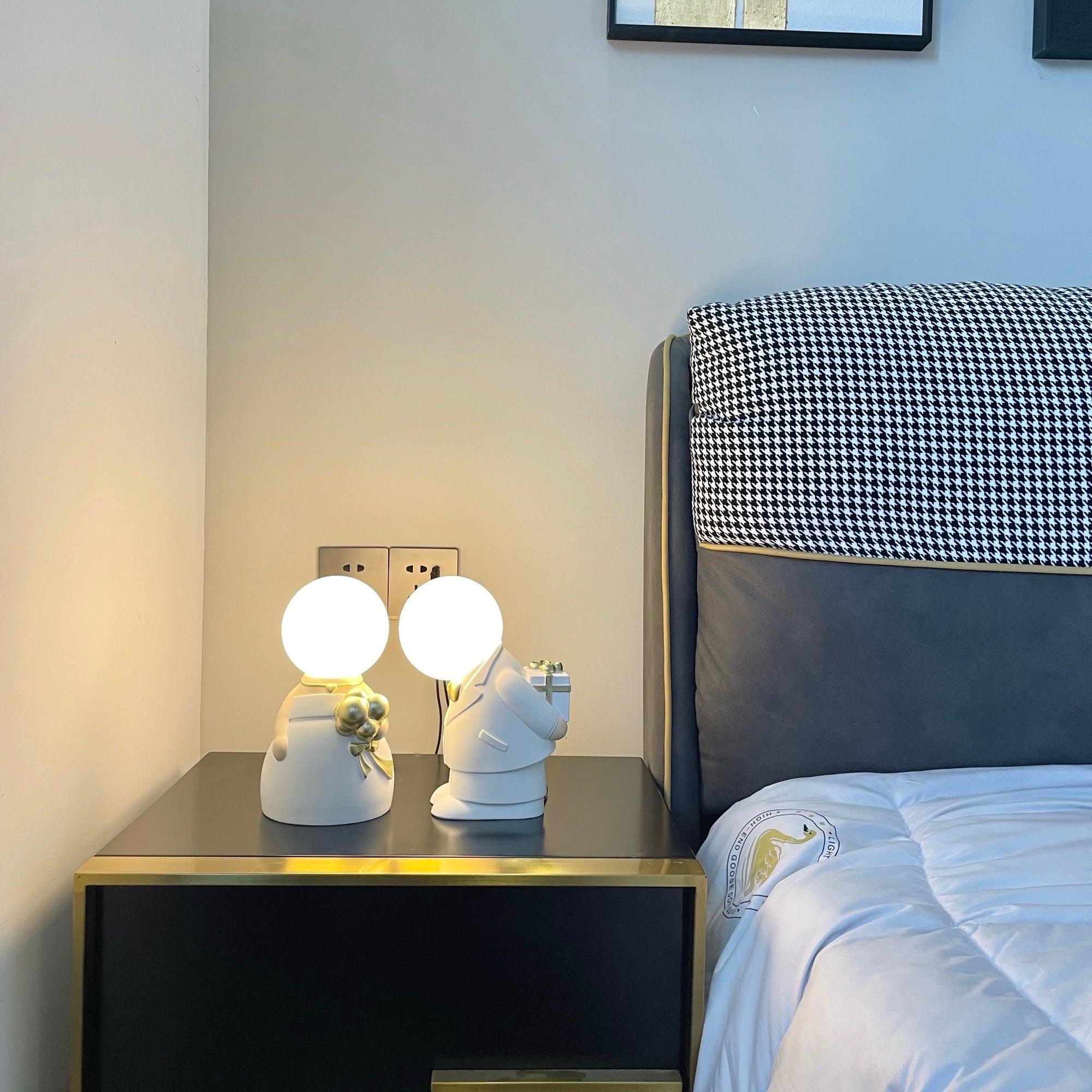 Eternal Ceramic & White Table Lamp - Letslighting