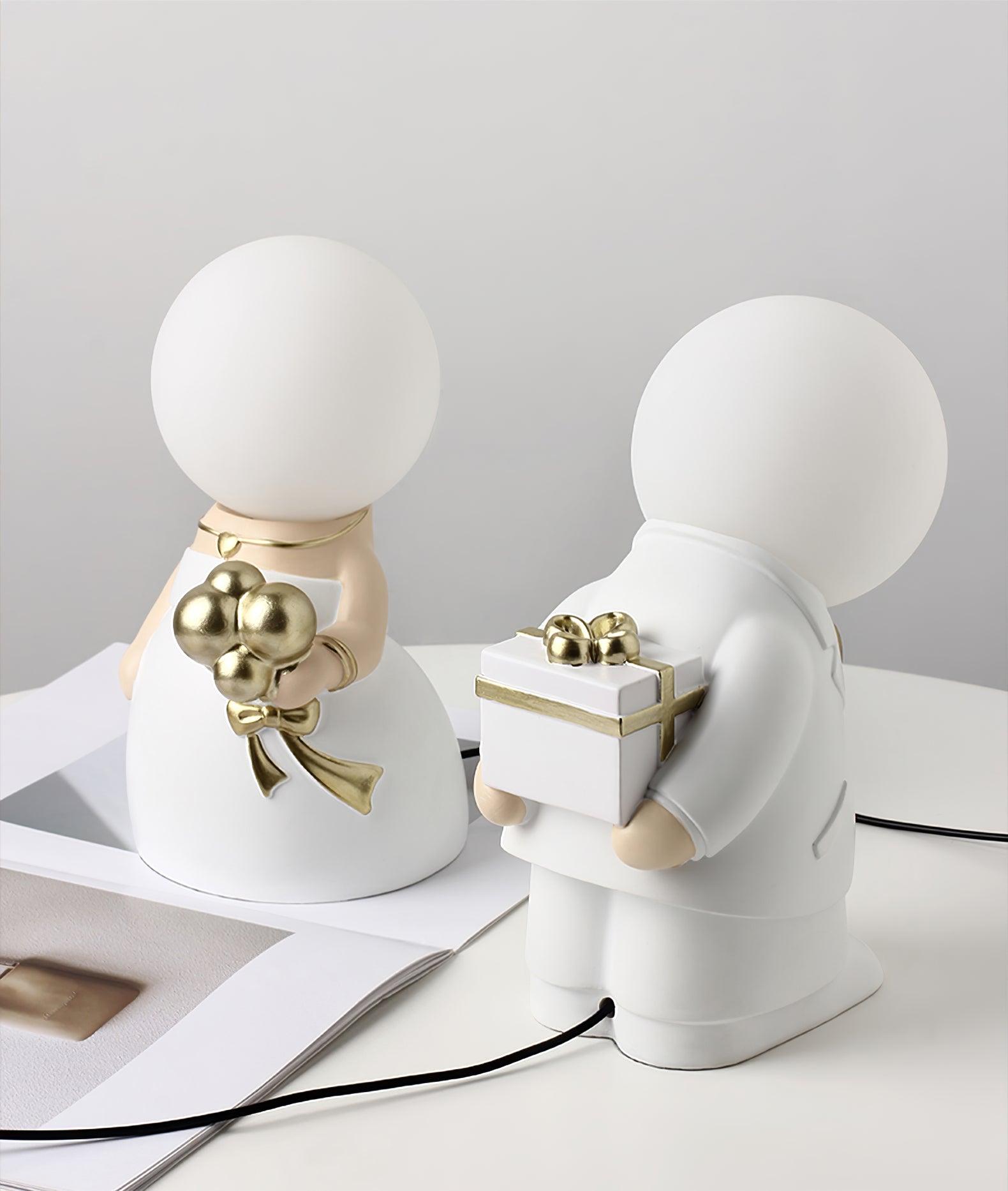 Eternal Ceramic & White Table Lamp - Letslighting