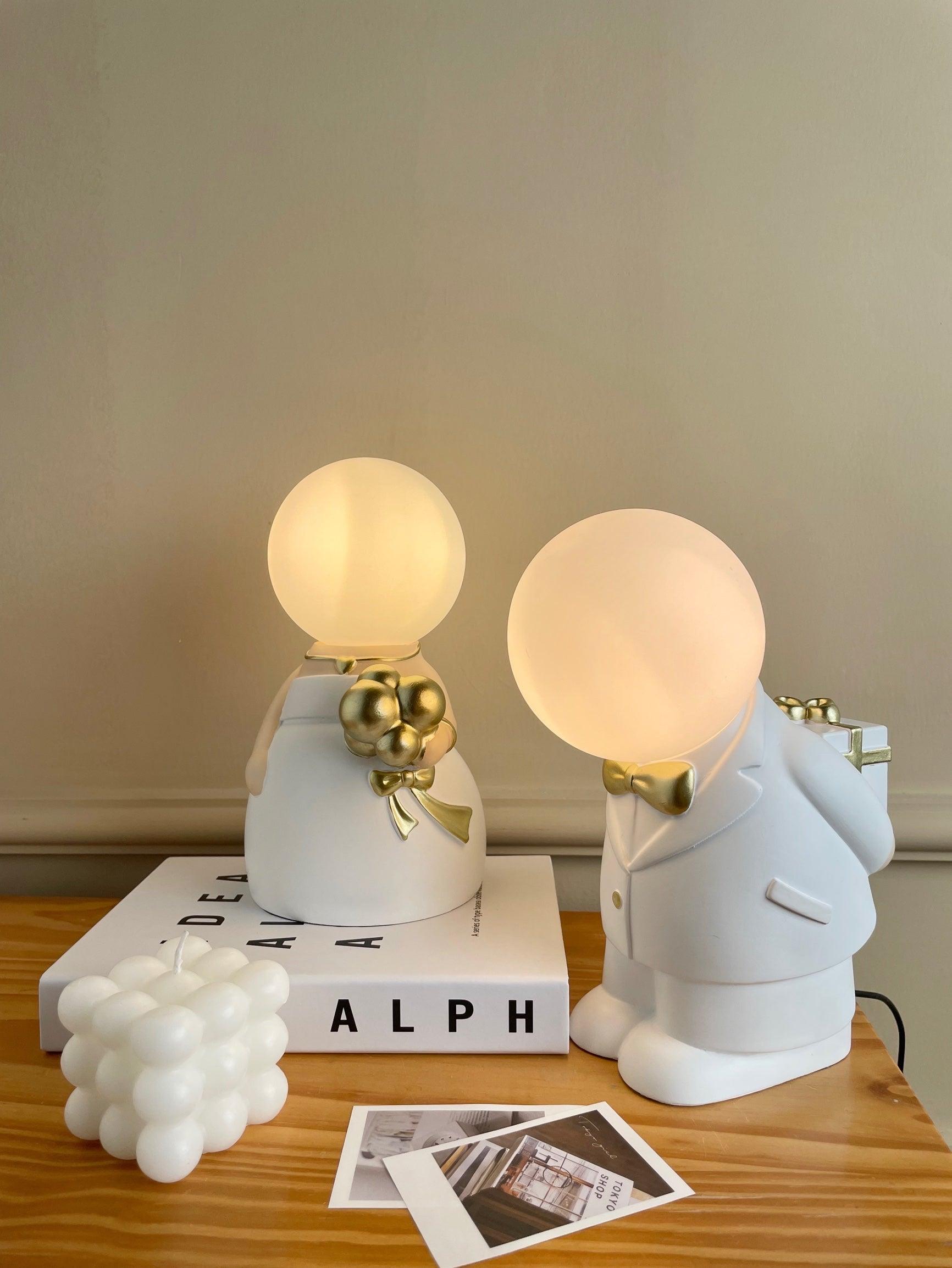 Eternal Ceramic & White Table Lamp - Letslighting