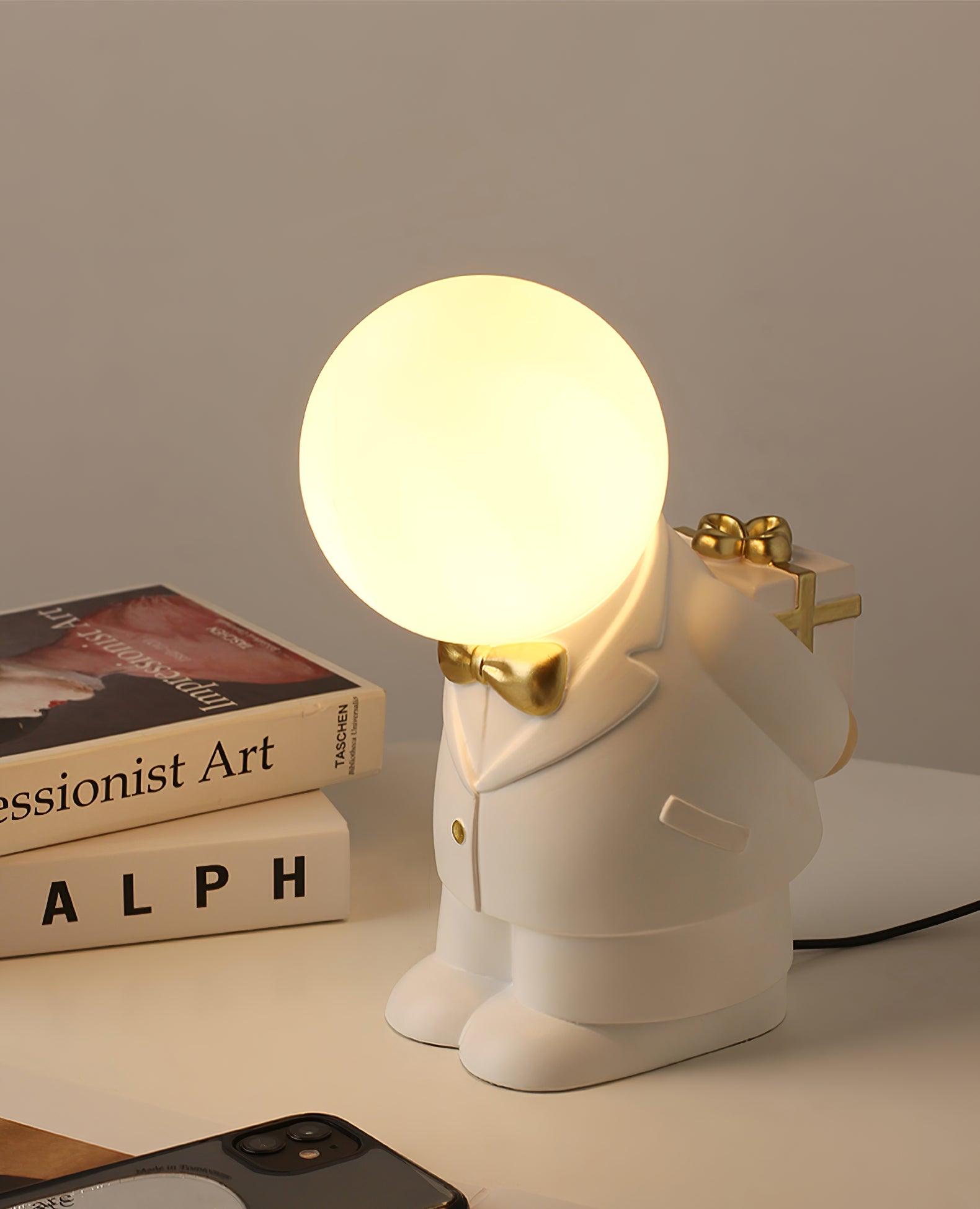Eternal Ceramic & White Table Lamp - Letslighting