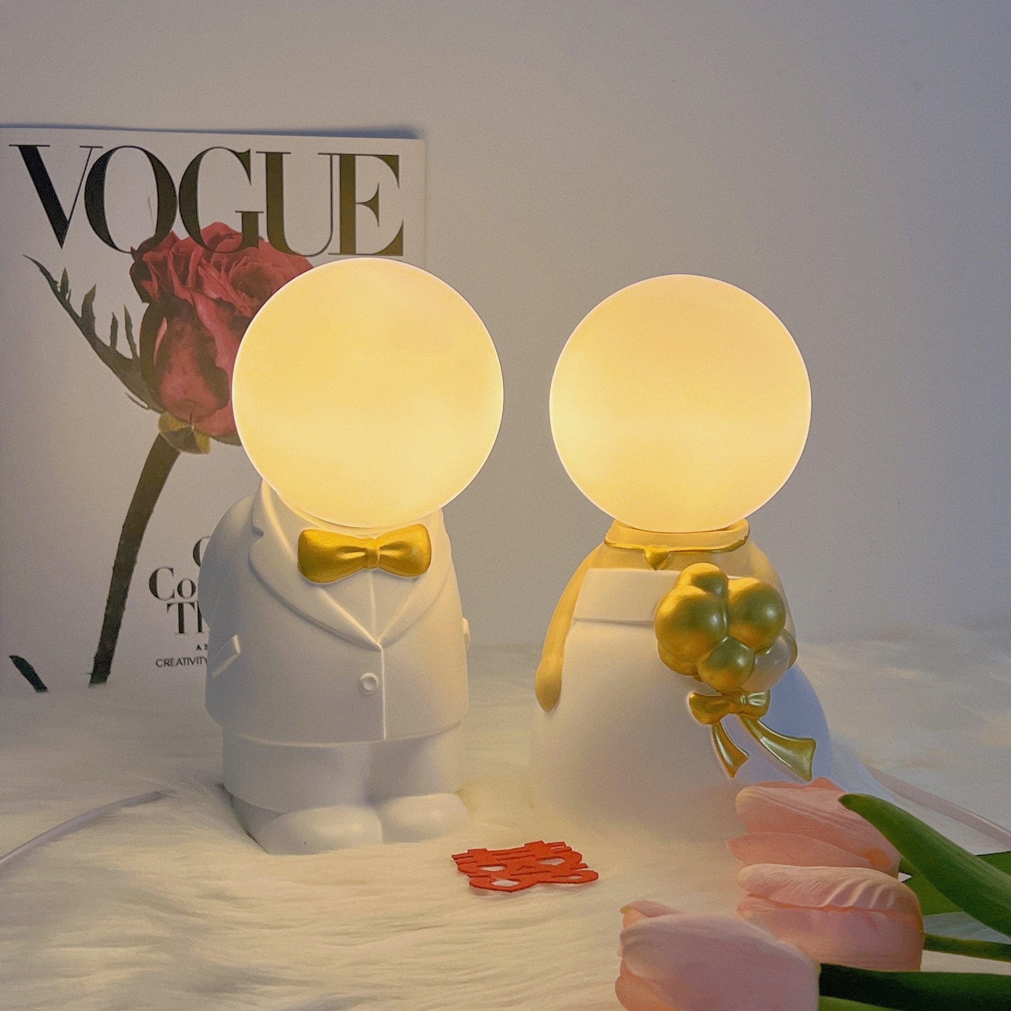 Eternal Ceramic & White Table Lamp - Letslighting