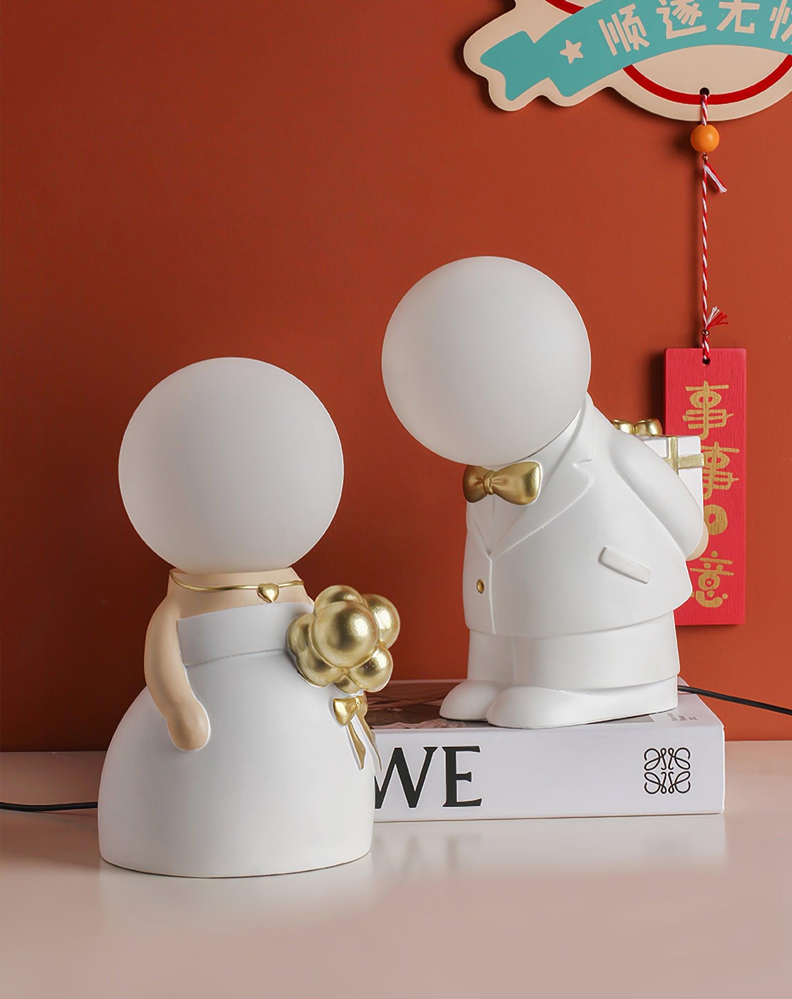 Eternal Ceramic & White Table Lamp - Letslighting
