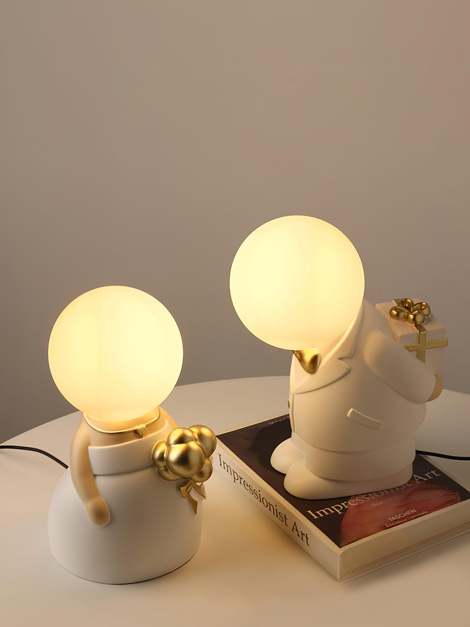 Eternal Ceramic & White Table Lamp - Letslighting
