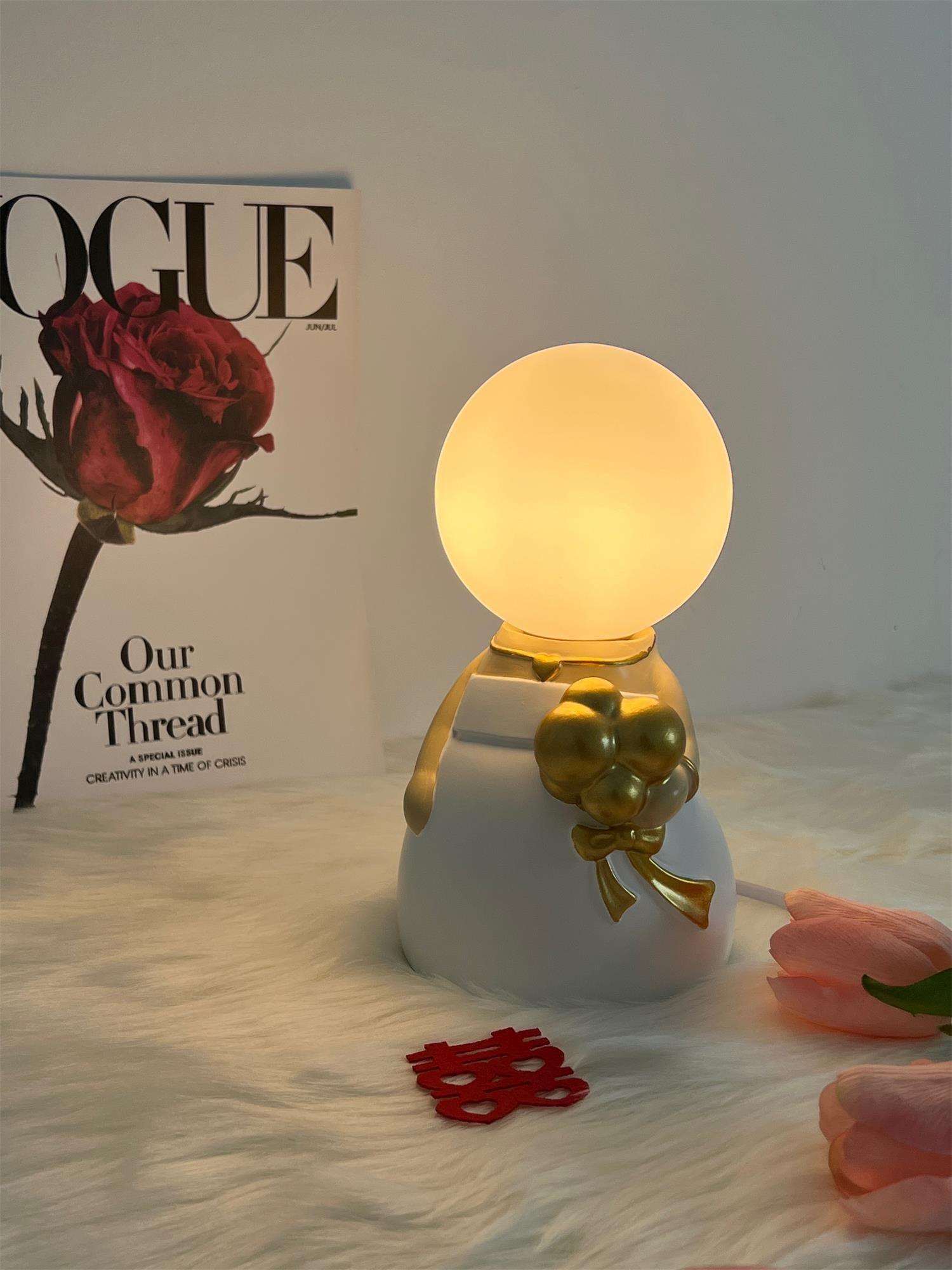 Eternal Ceramic & White Table Lamp - Letslighting