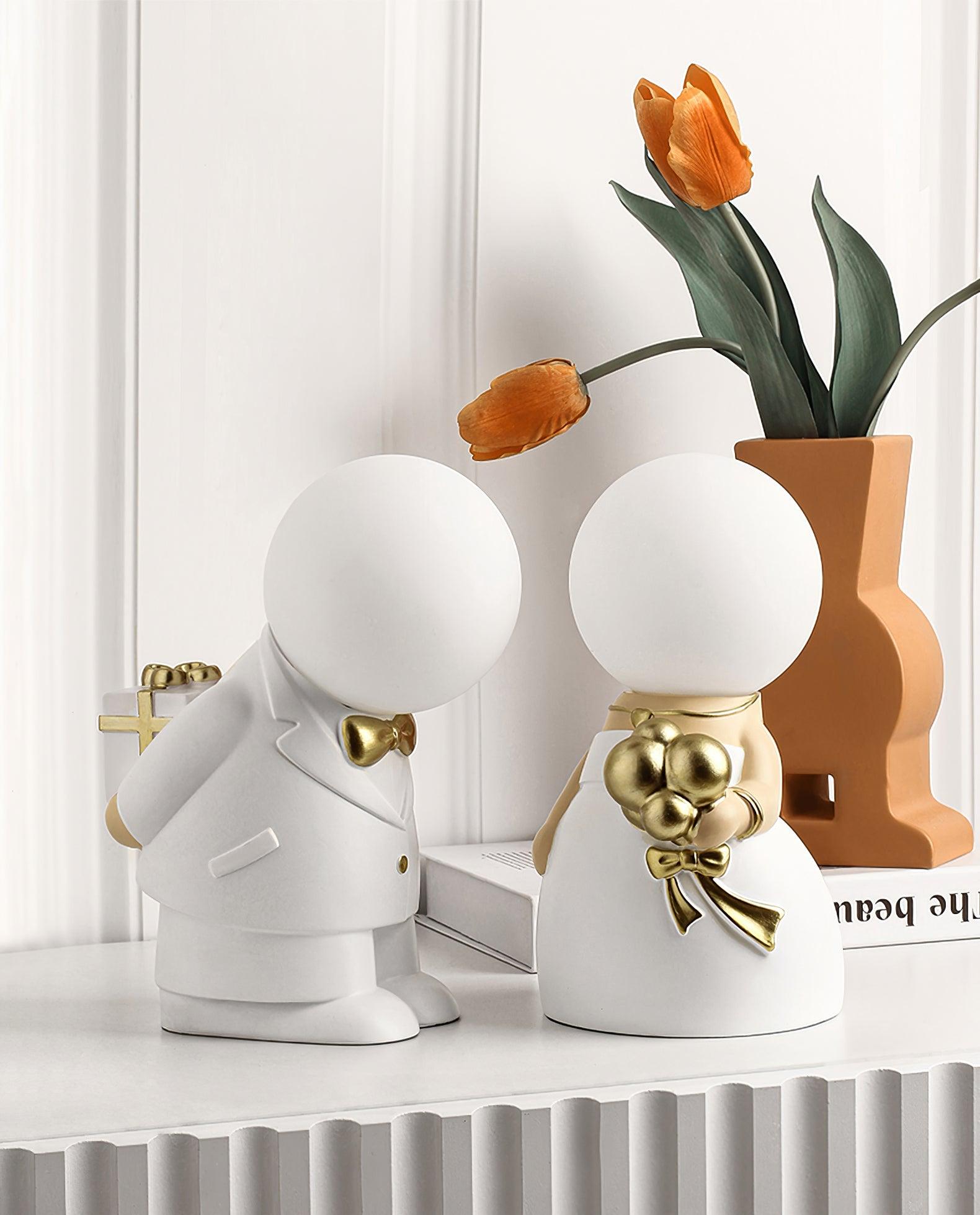 Eternal Ceramic & White Table Lamp - Letslighting
