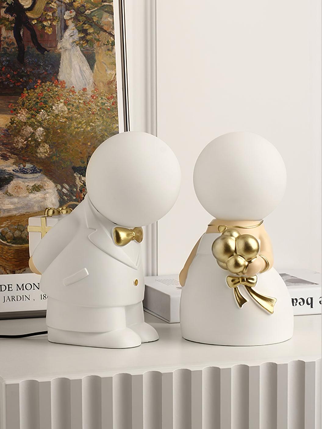 Eternal Ceramic & White Table Lamp - Letslighting