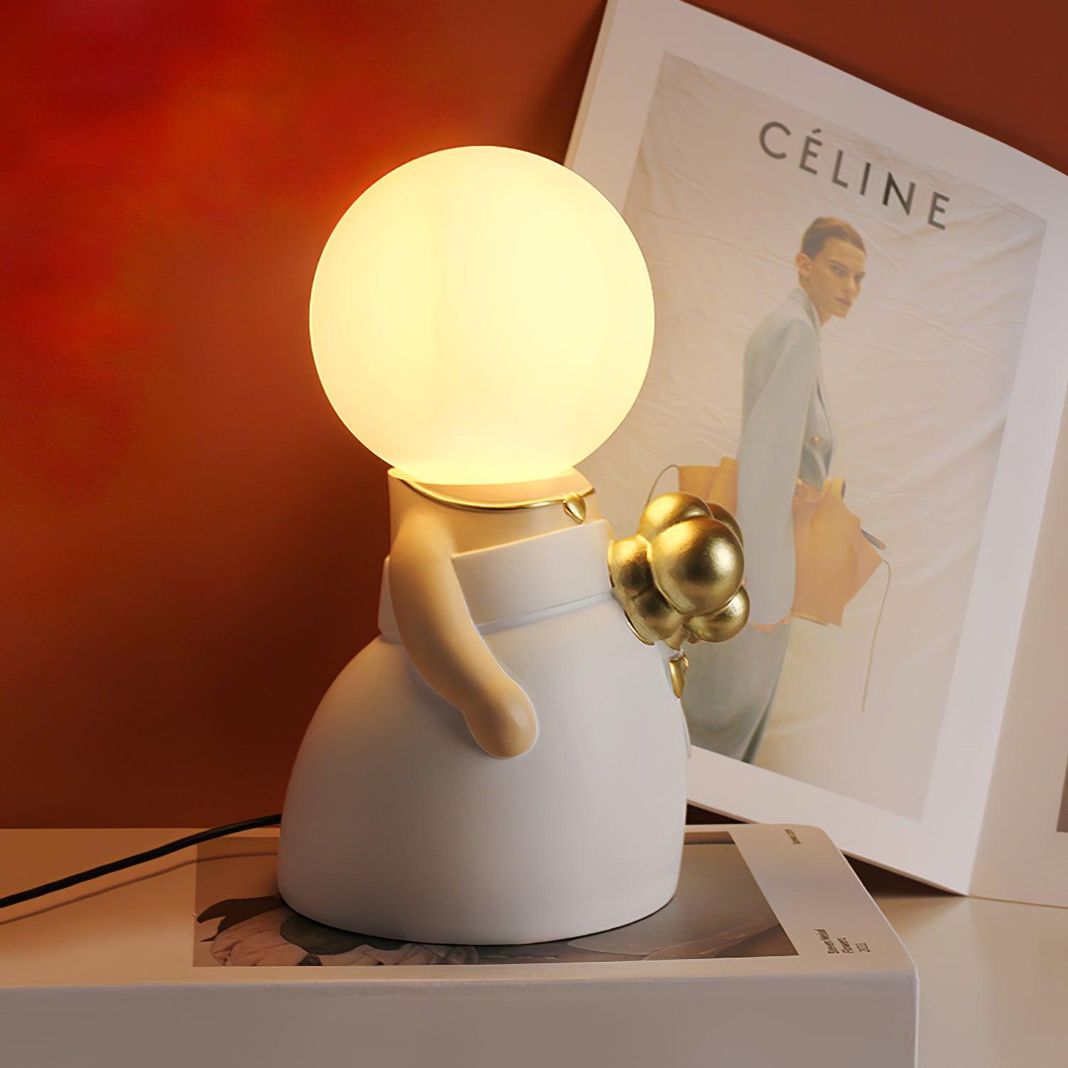 Eternal Ceramic & White Table Lamp - Letslighting