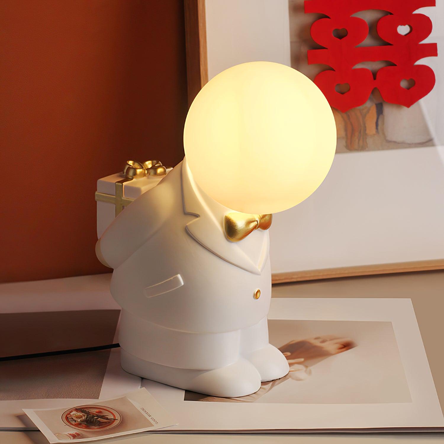 Eternal Ceramic & White Table Lamp - Letslighting
