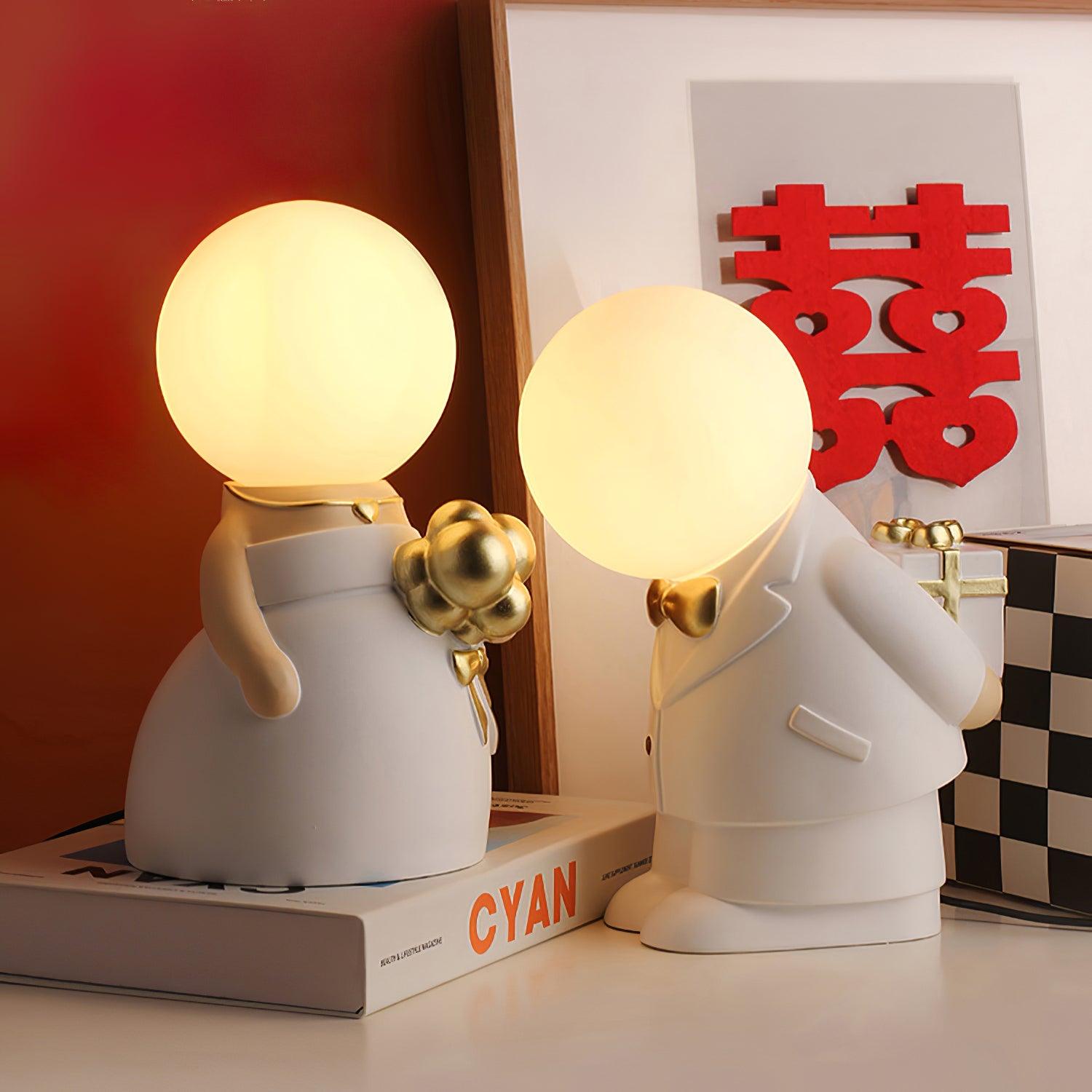 Eternal Ceramic & White Table Lamp - Letslighting