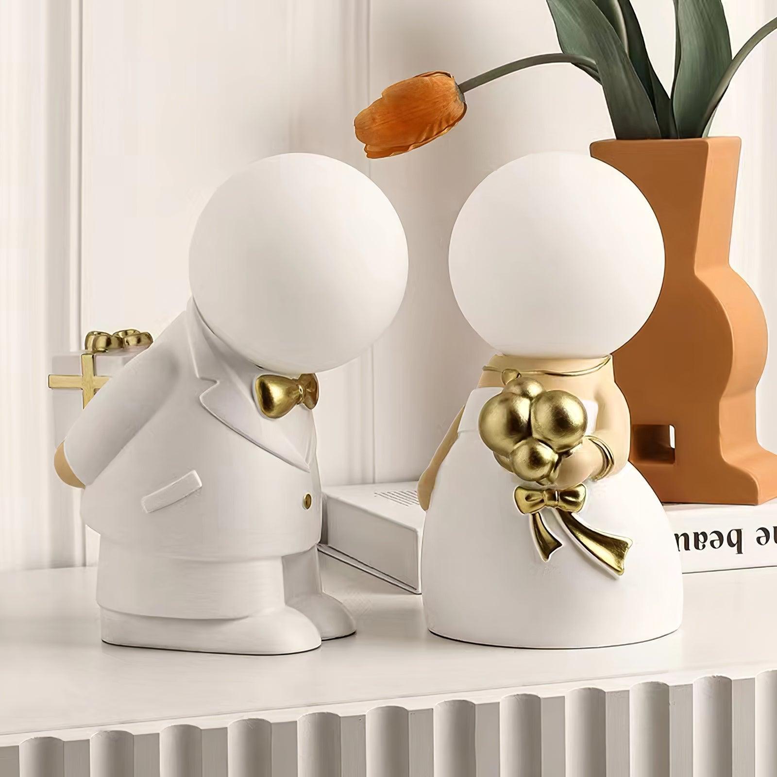 Eternal Ceramic & White Table Lamp - Letslighting