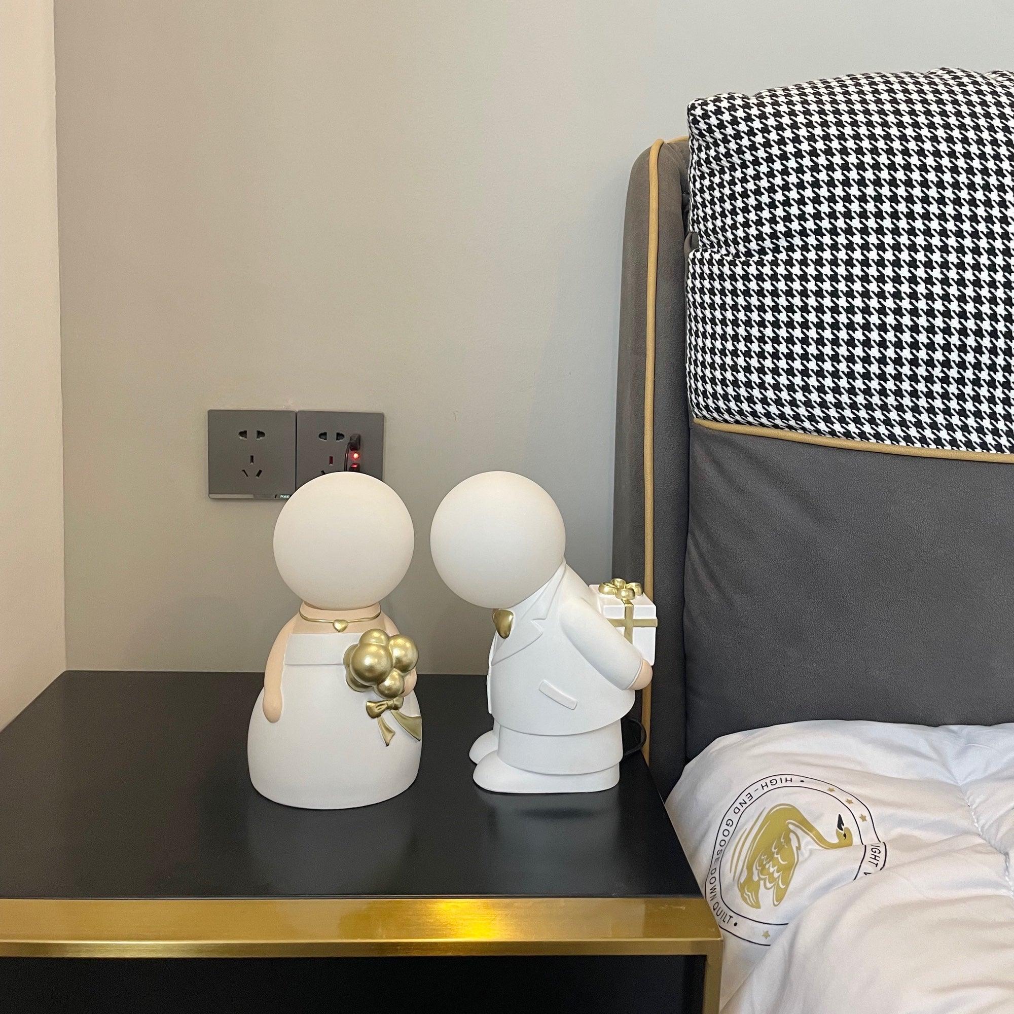 Eternal Ceramic & White Table Lamp - Letslighting