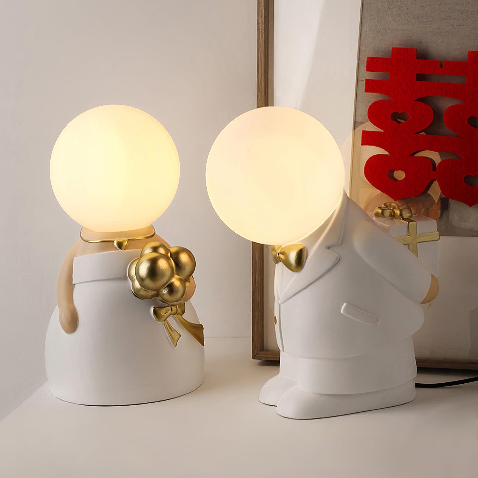 Eternal Ceramic & White Table Lamp - Letslighting