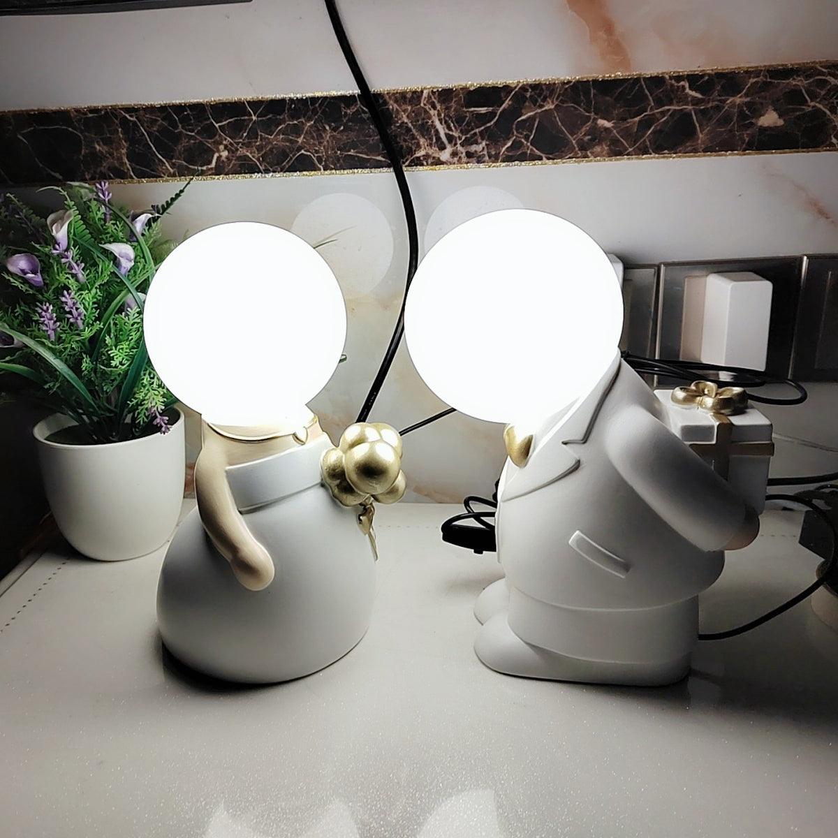 Eternal Ceramic & White Table Lamp - Letslighting