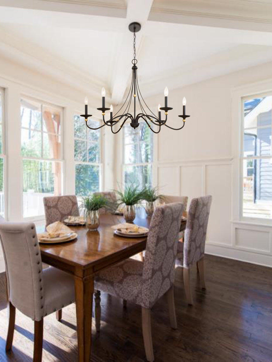 Amaran Vintage Industrial County Chandelier - Letslighting