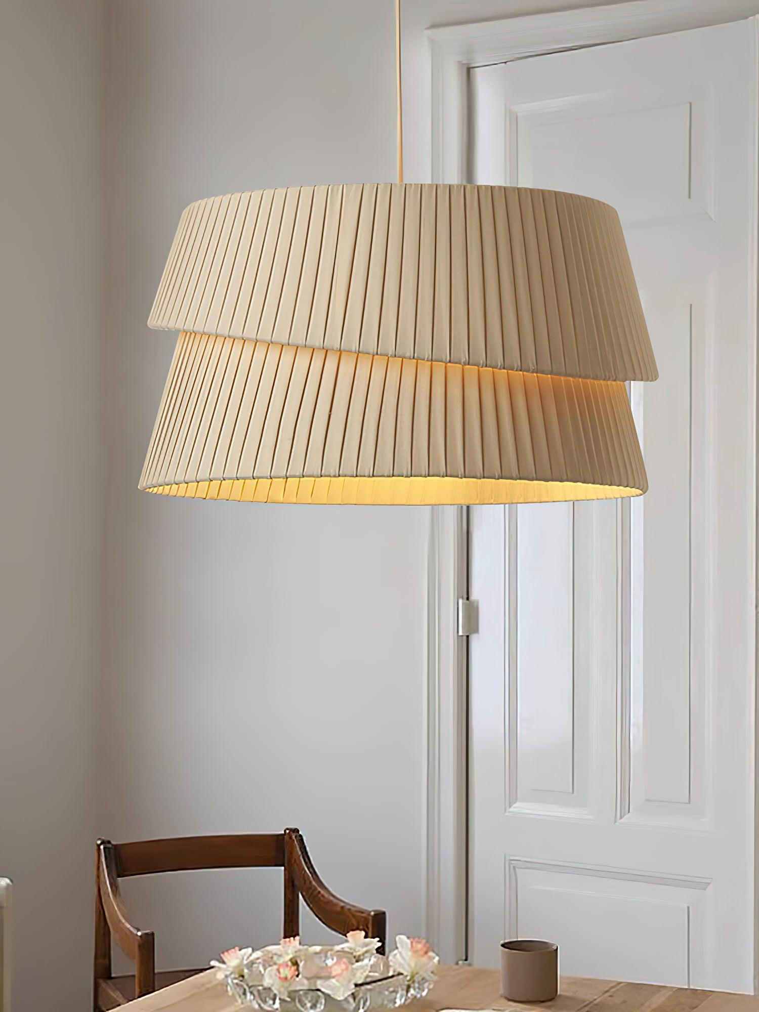 Zarion Fabric Scandinavian Pendant Light - Letslighting