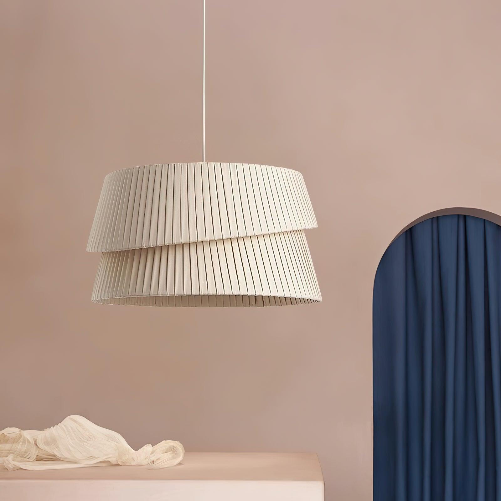 Zarion Fabric Scandinavian Pendant Light - Letslighting