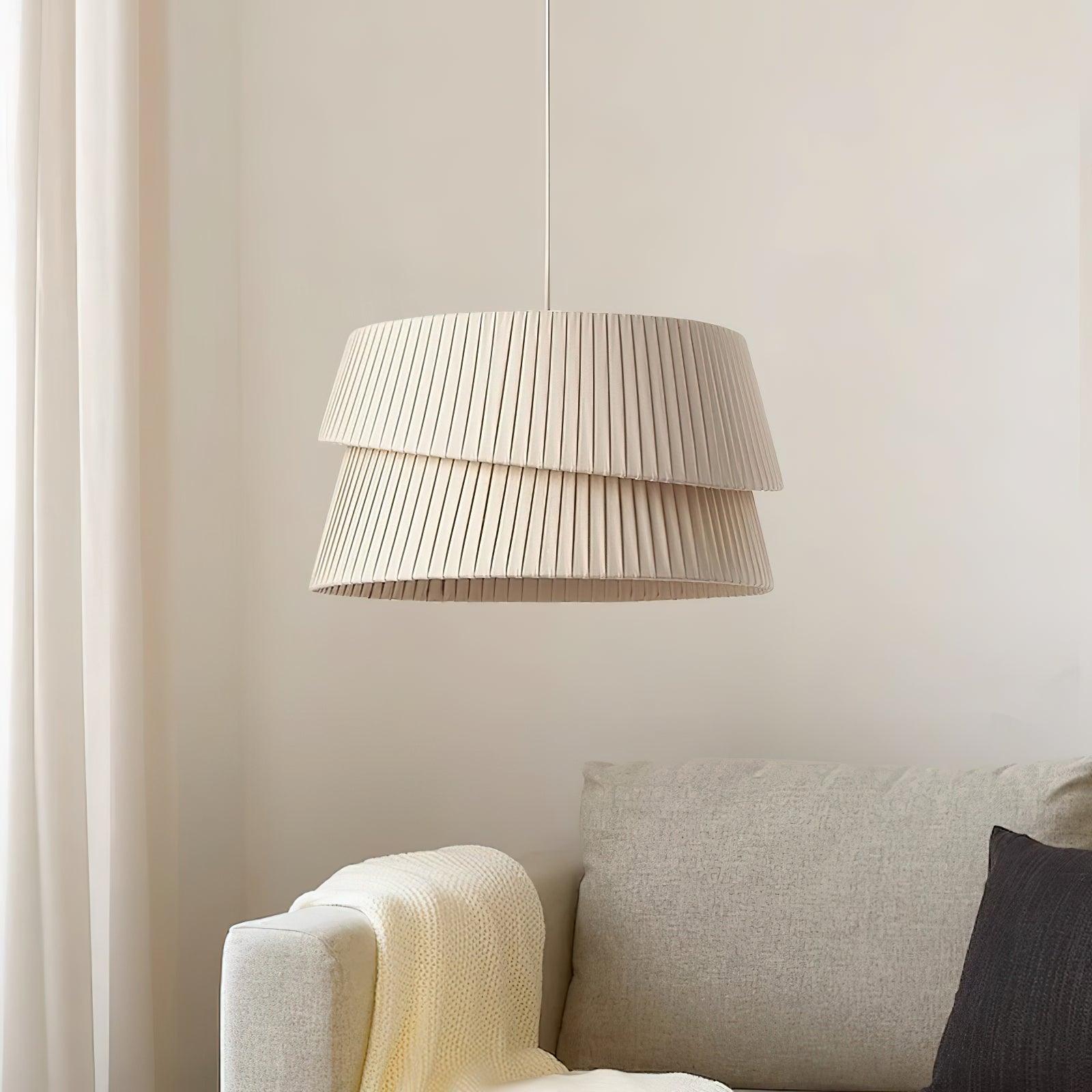 Zarion Fabric Scandinavian Pendant Light - Letslighting