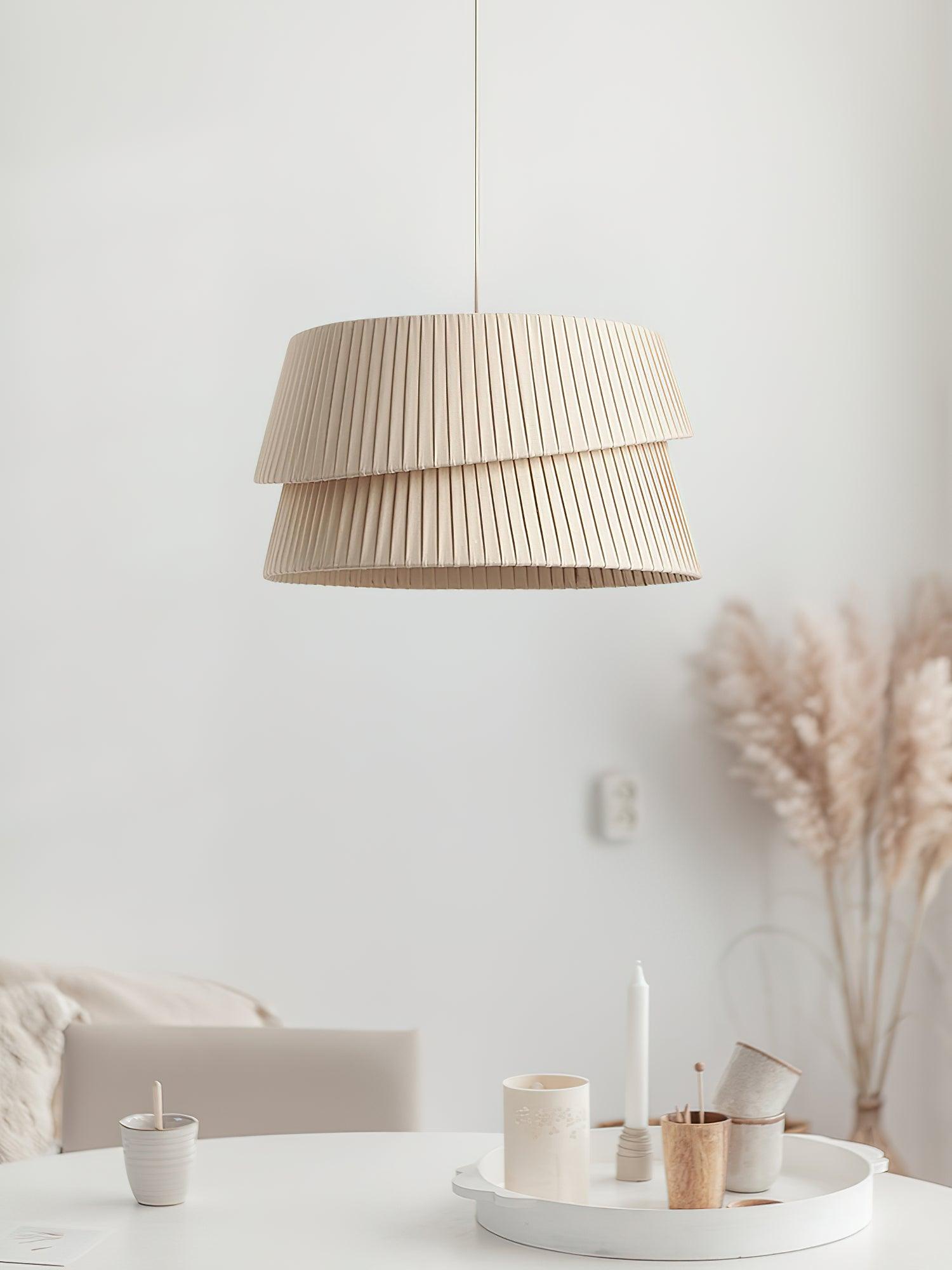 Zarion Fabric Scandinavian Pendant Light - Letslighting