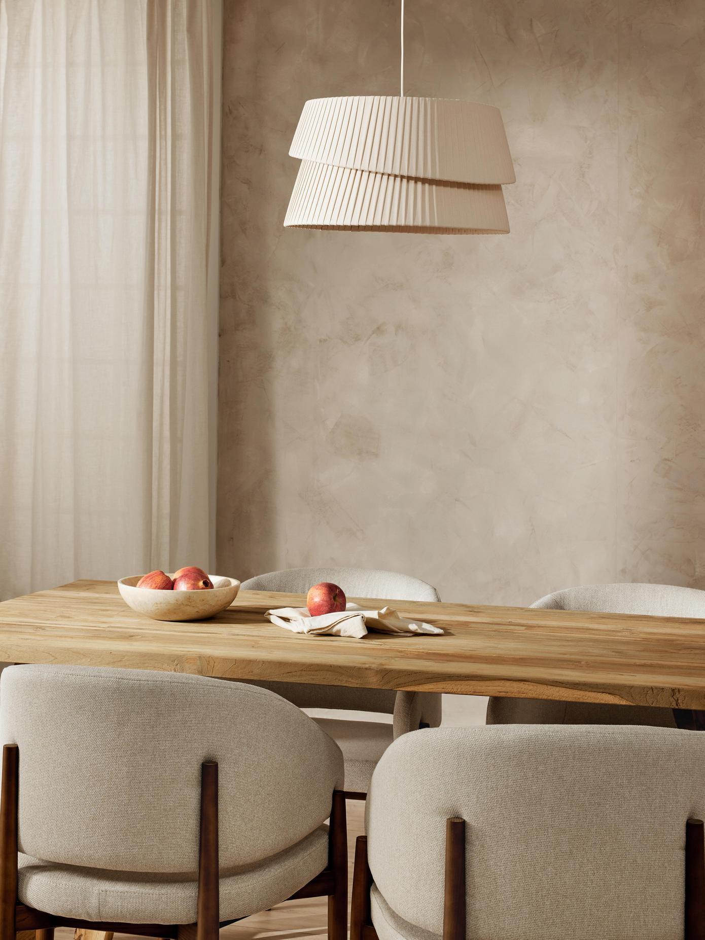 Zarion Fabric Scandinavian Pendant Light - Letslighting