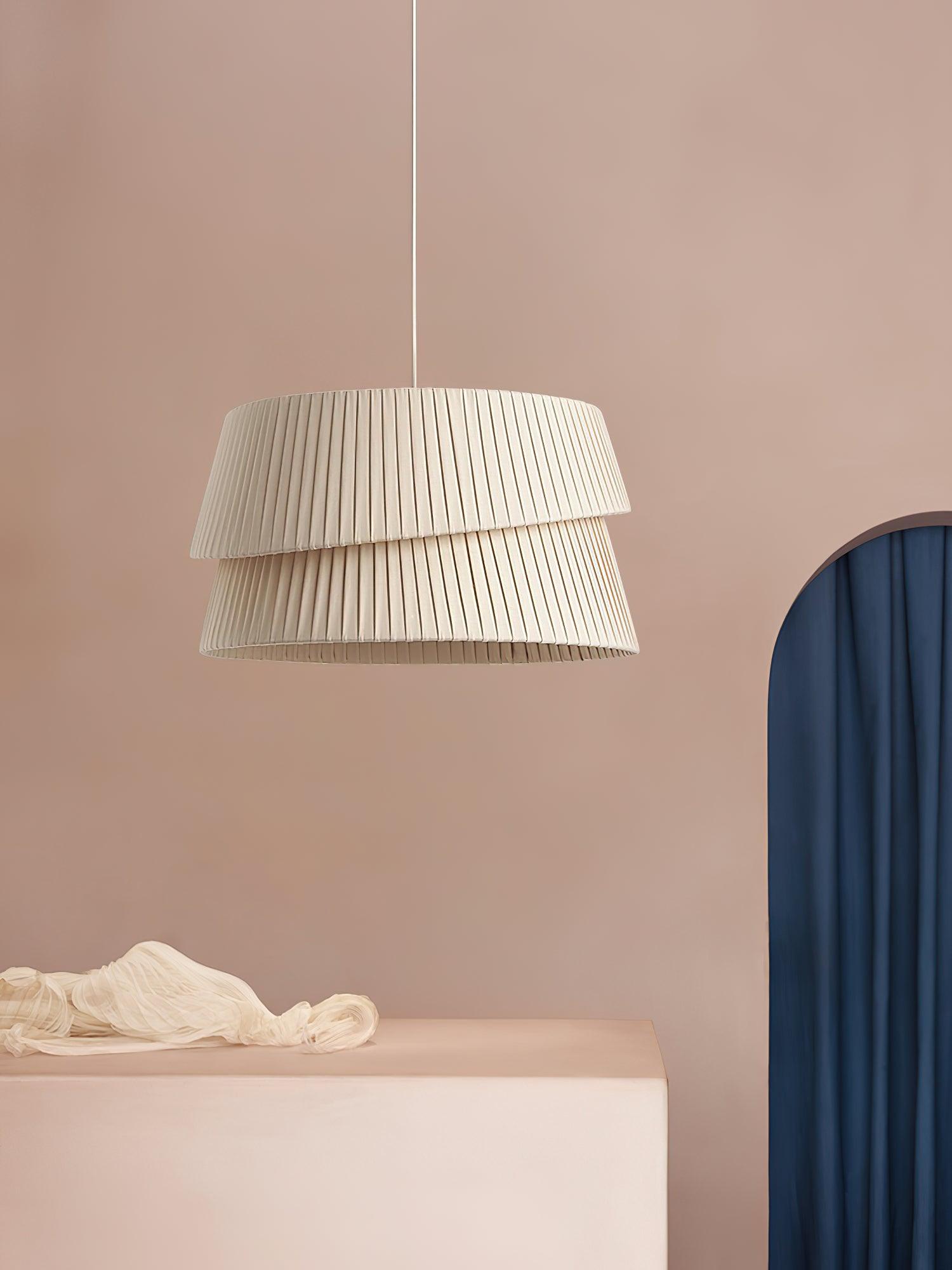 Zarion Fabric Scandinavian Pendant Light - Letslighting