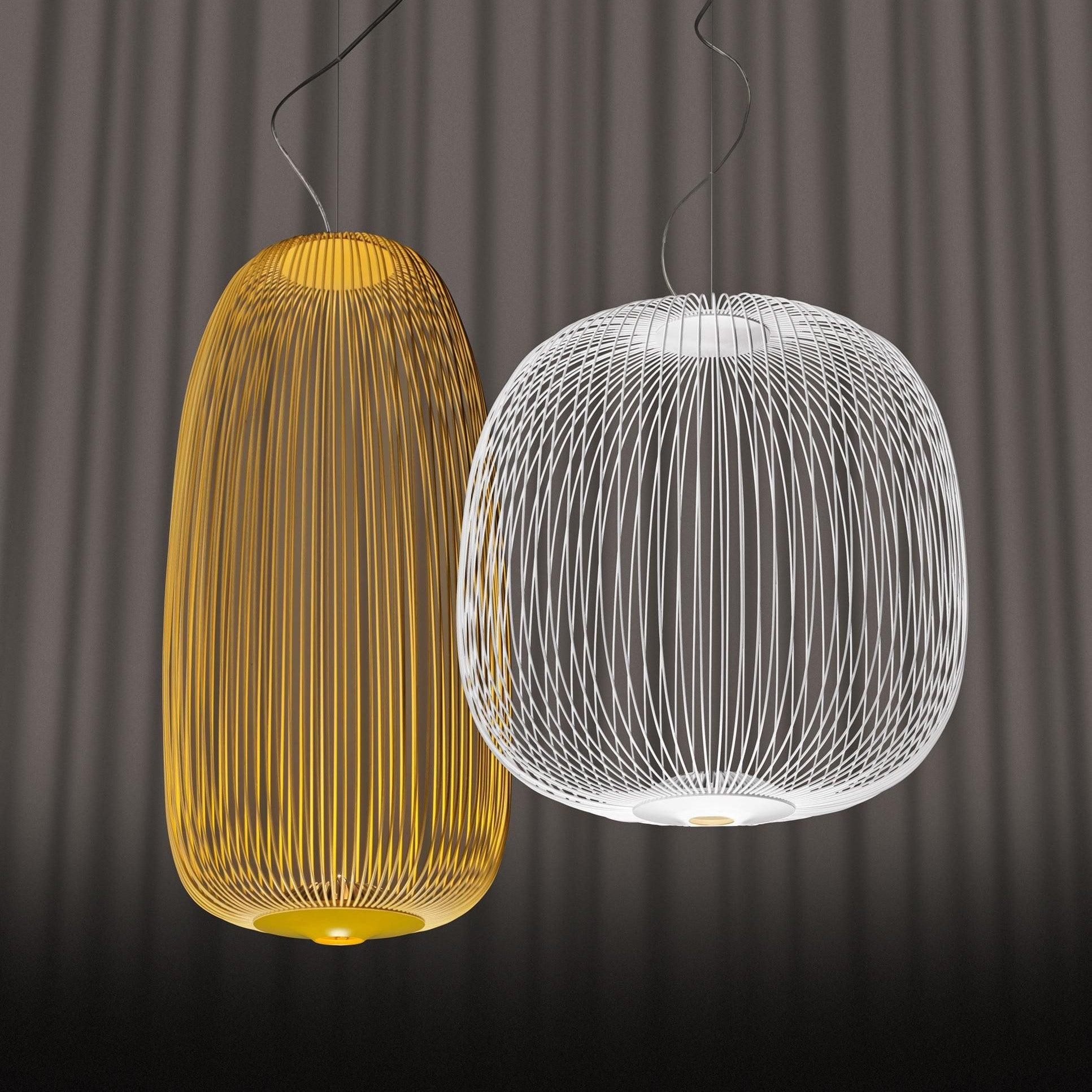 Aero Lightweight Spokes Cage Pendant Light
