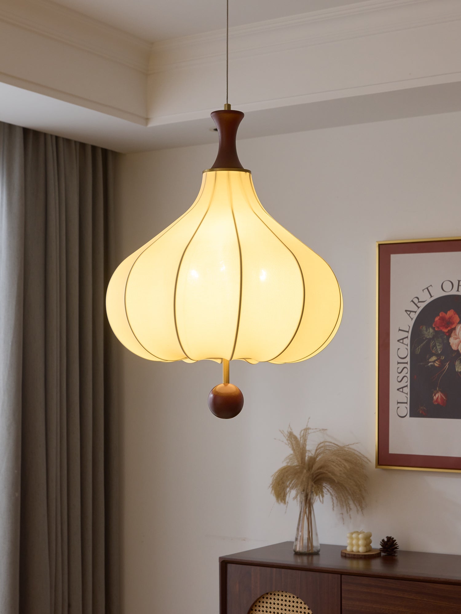 Mymira Traditional Elegance Wood Pendant Light - Letslighting