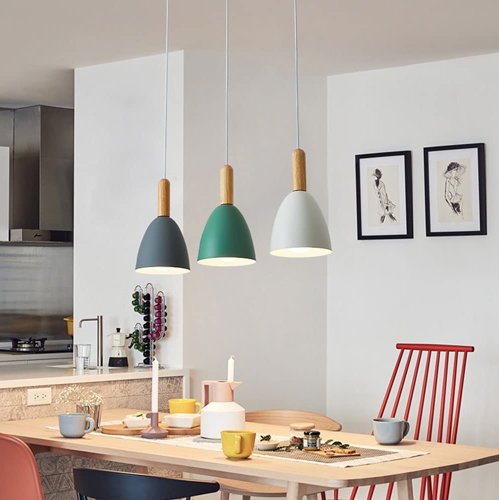 Valentina Modern Minimalist LED Pendant Light /Wood Living Room/Bedroom - Letslighting