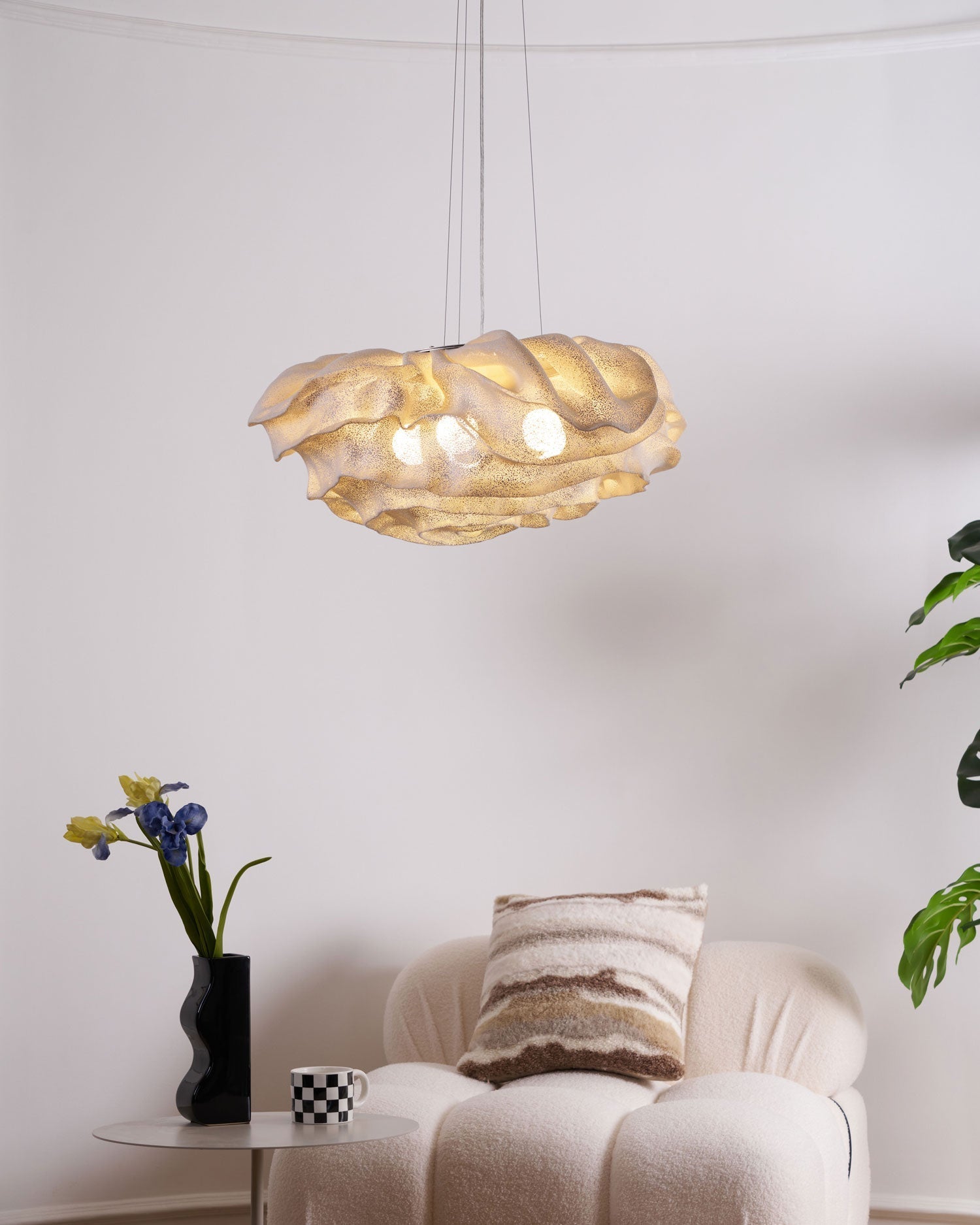 Wavern Steel Artistic Pendant Light - Letslighting