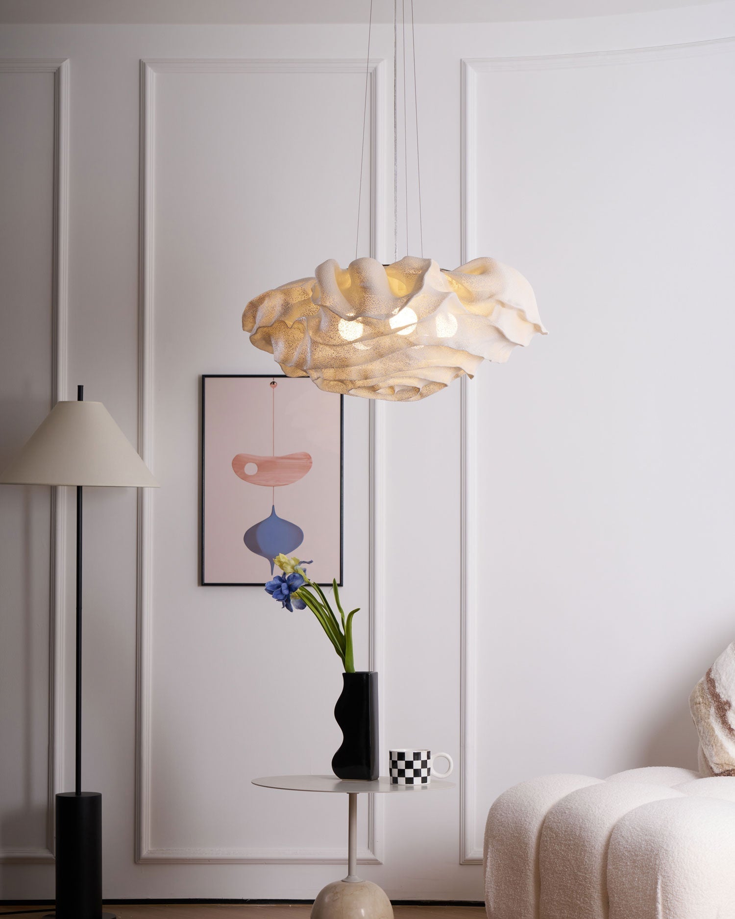 Wavern Steel Artistic Pendant Light - Letslighting