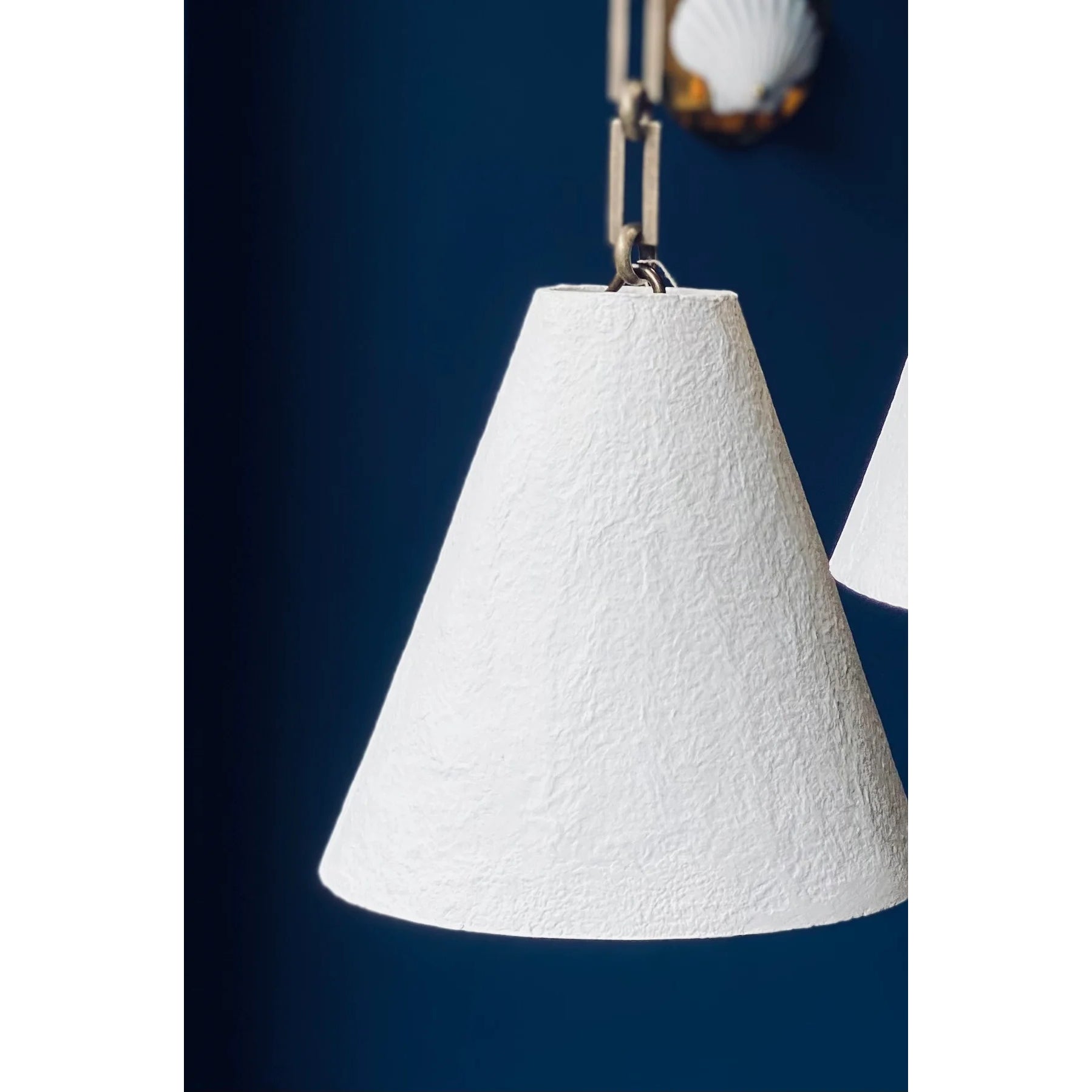 Zavelila Modern Minimalist White Plaster Pendant Lamp - Letslighting