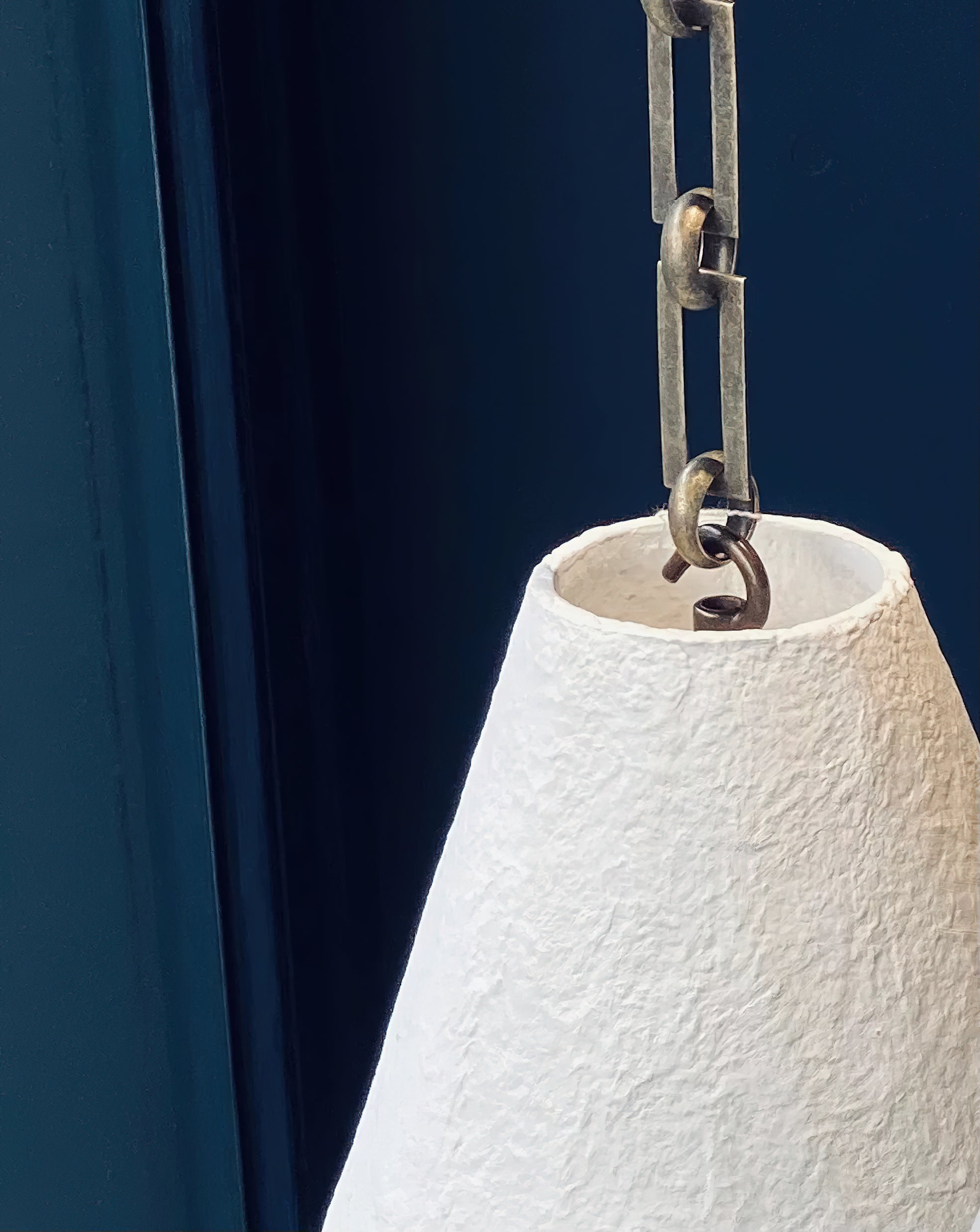 Zavelila Modern Minimalist White Plaster Pendant Lamp - Letslighting