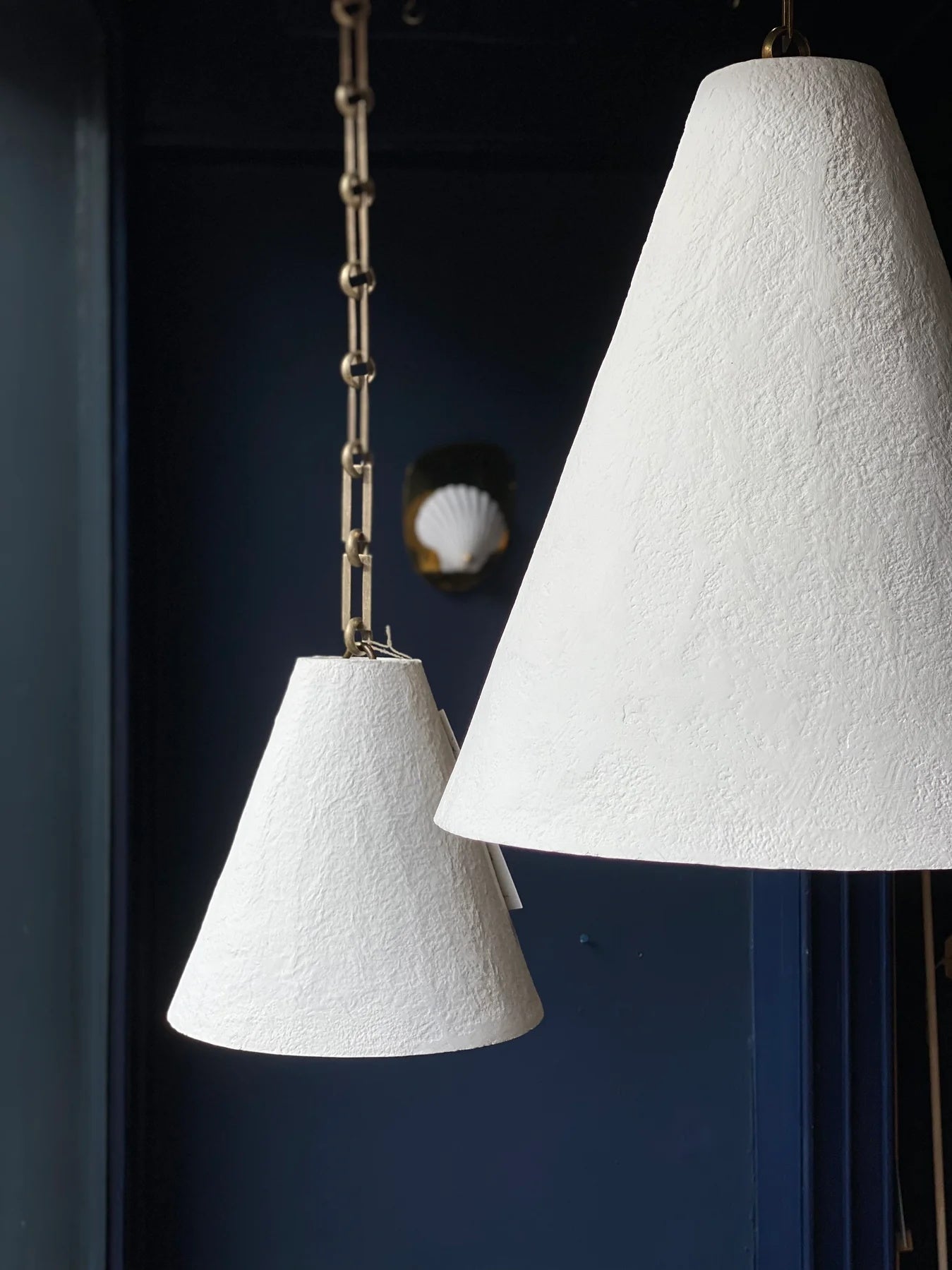 Zavelila Modern Minimalist White Plaster Pendant Lamp - Letslighting