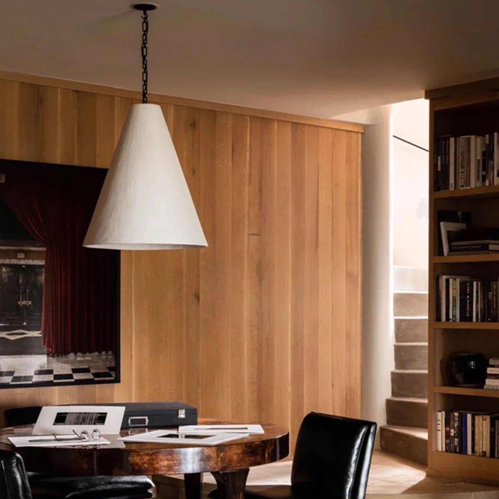 Zavelila Modern Minimalist White Plaster Pendant Lamp - Letslighting