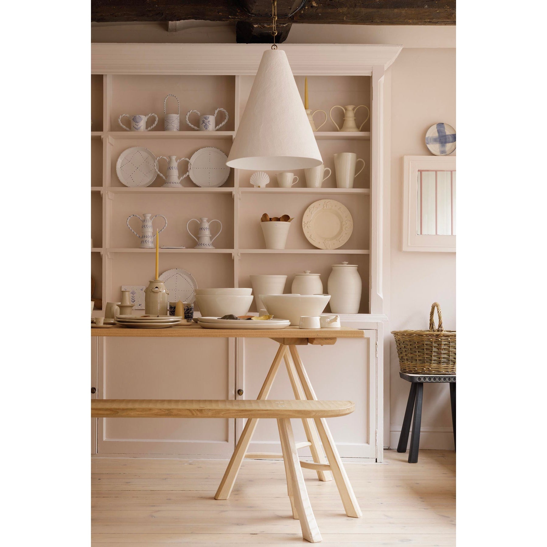 Zavelila Modern Minimalist White Plaster Pendant Lamp - Letslighting