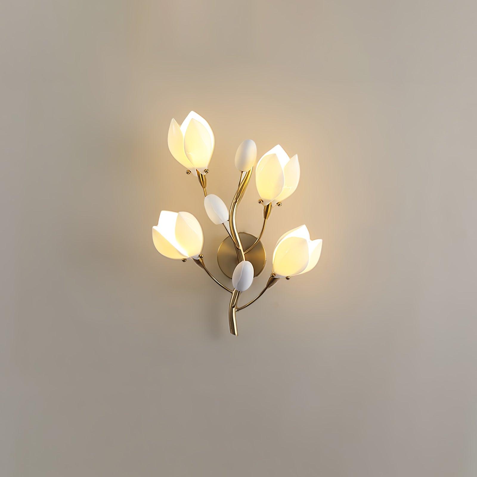 Zasila Magnolia Elegance Ceramic Wall Lamp - Letslighting