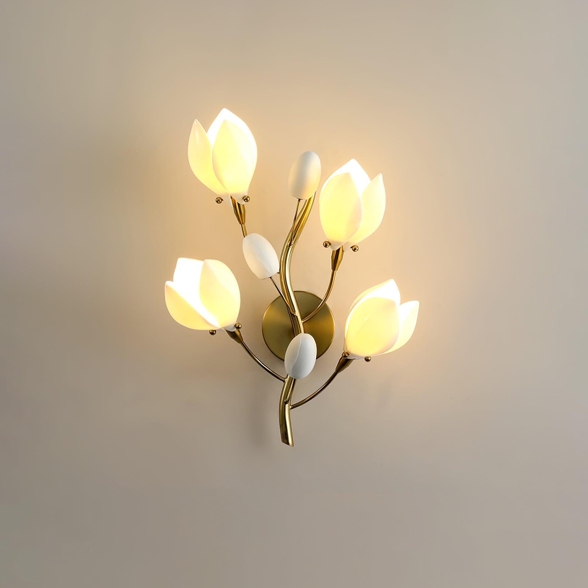Zasila Magnolia Elegance Ceramic Wall Lamp - Letslighting