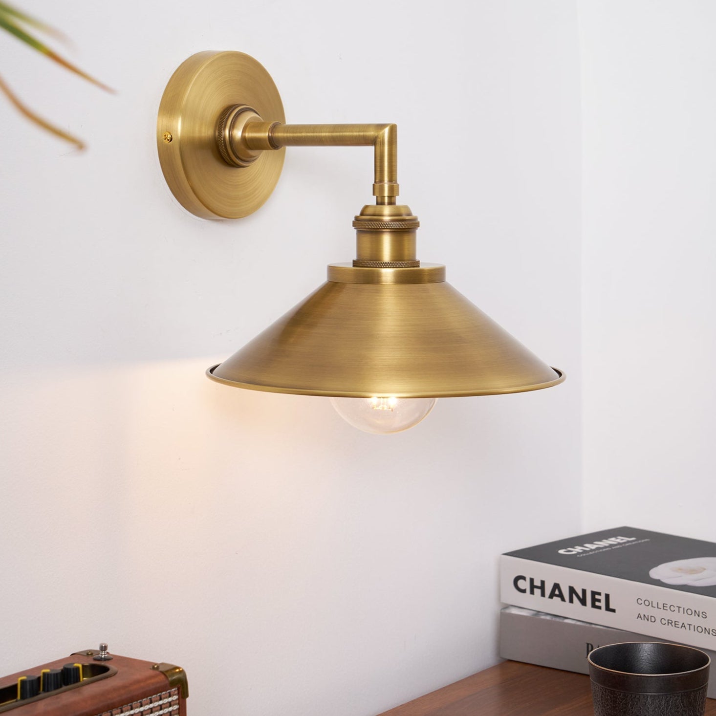Osile Modern Minimalist Brass Wall Lamp - Letslighting