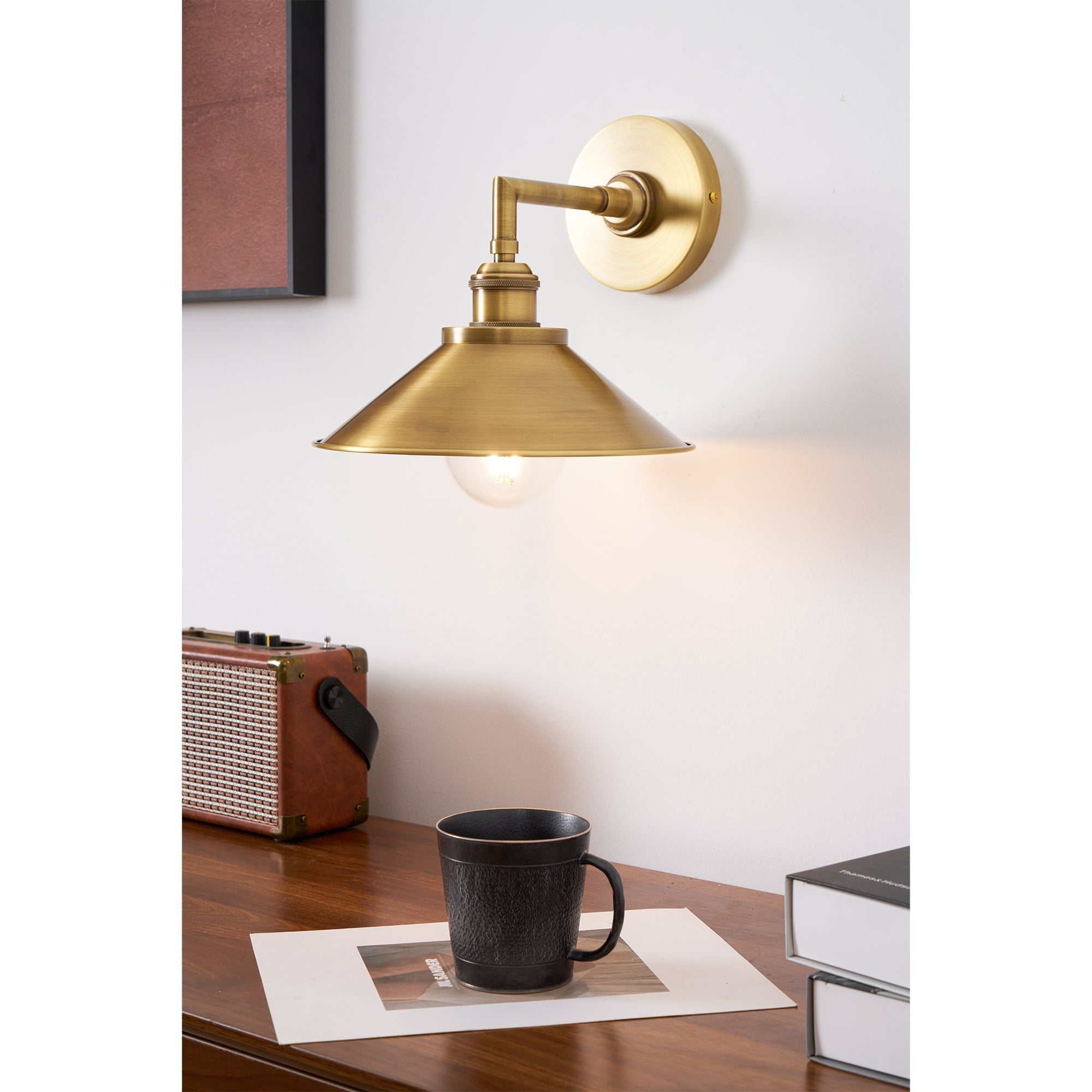 Osile Modern Minimalist Brass Wall Lamp - Letslighting