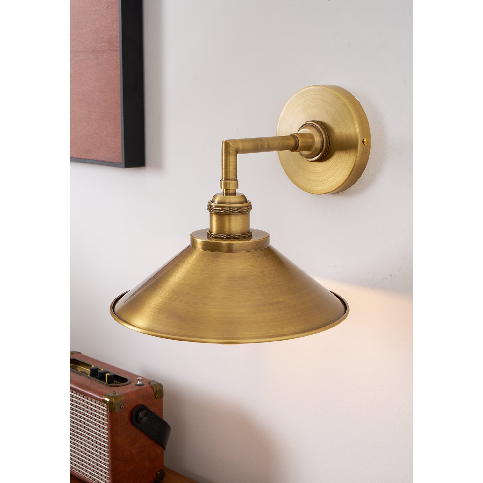 Osile Modern Minimalist Brass Wall Lamp - Letslighting