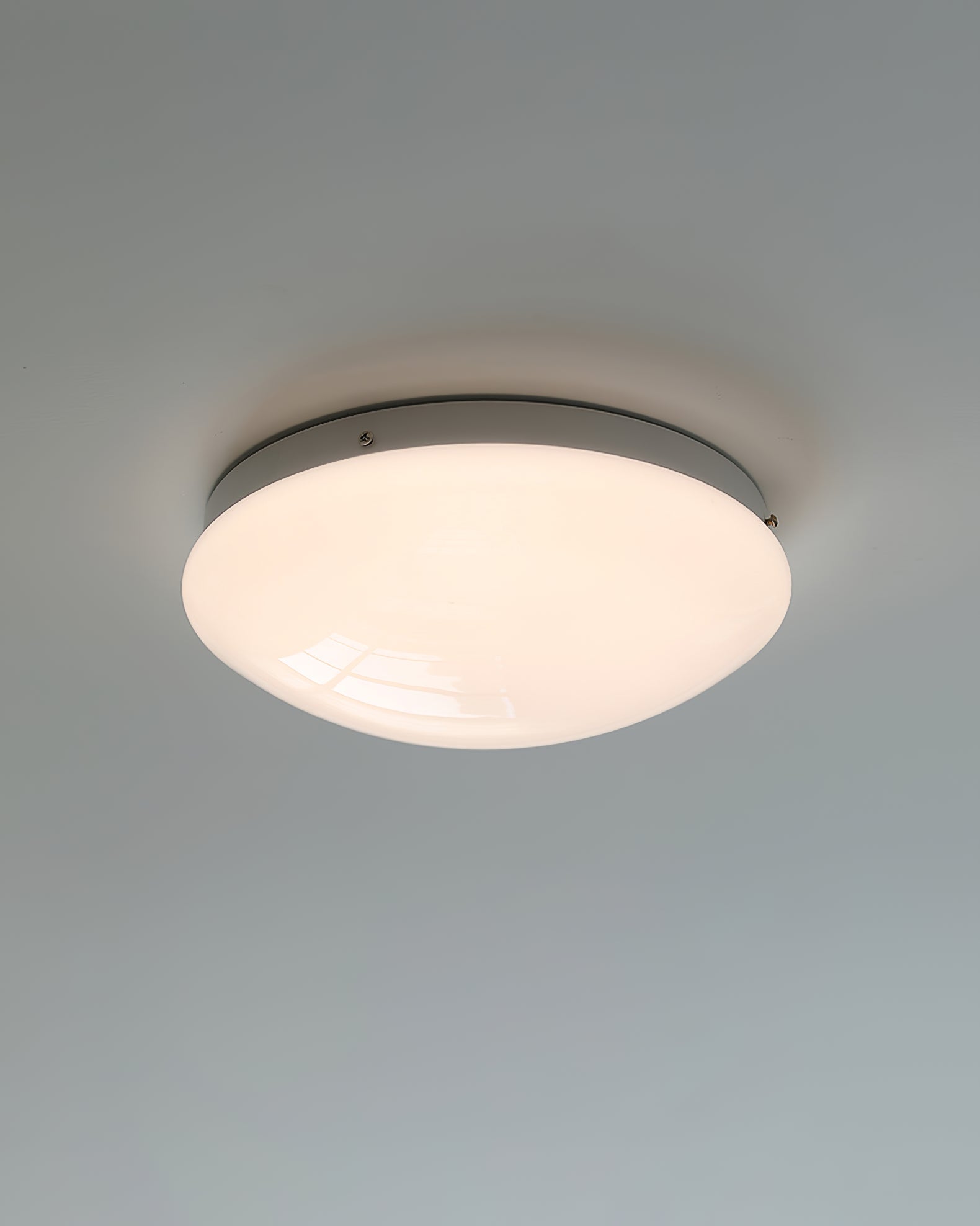 Alcaria Modern Minimalist Glass Flush Ceiling Light - Letslighting