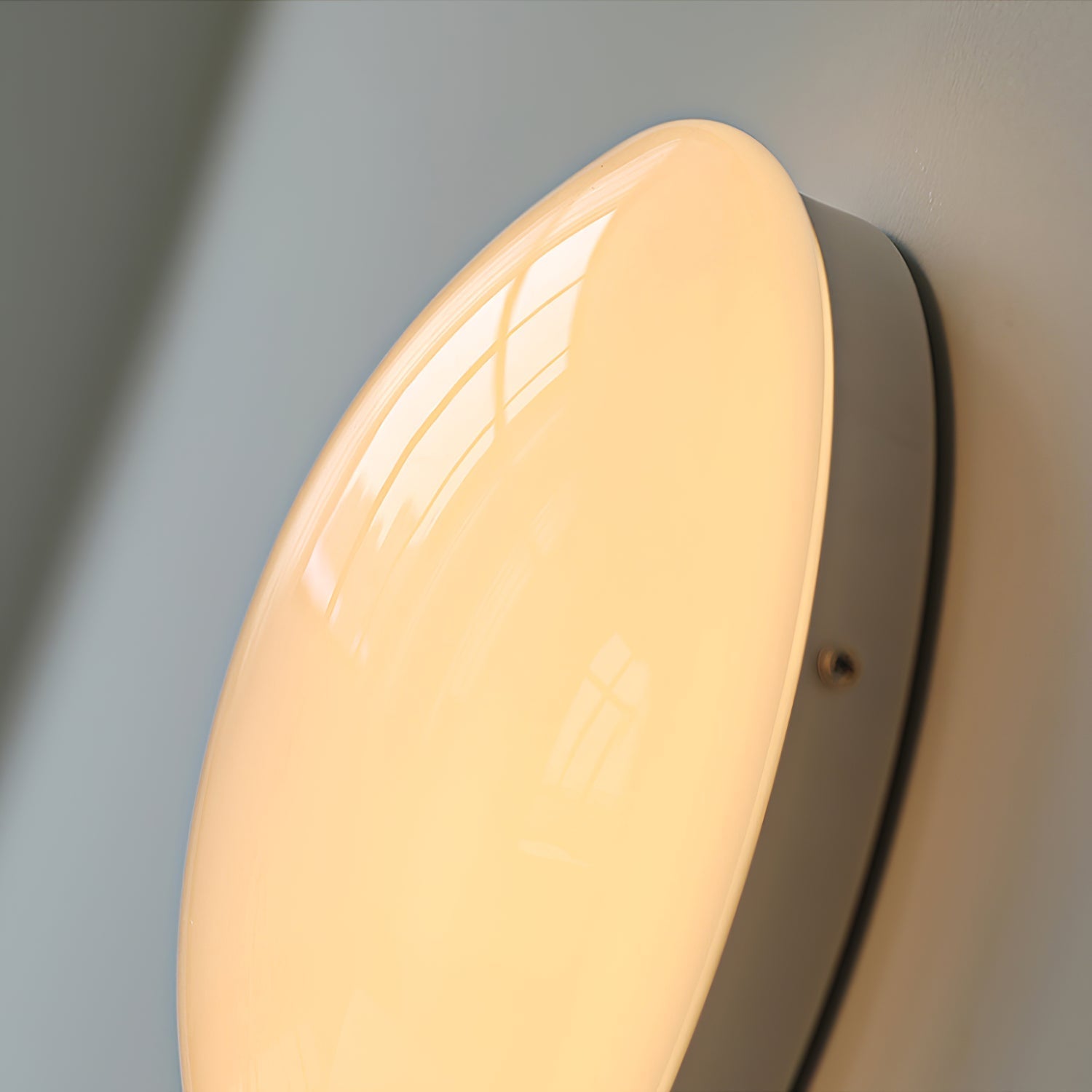 Alcaria Modern Minimalist Glass Flush Ceiling Light - Letslighting