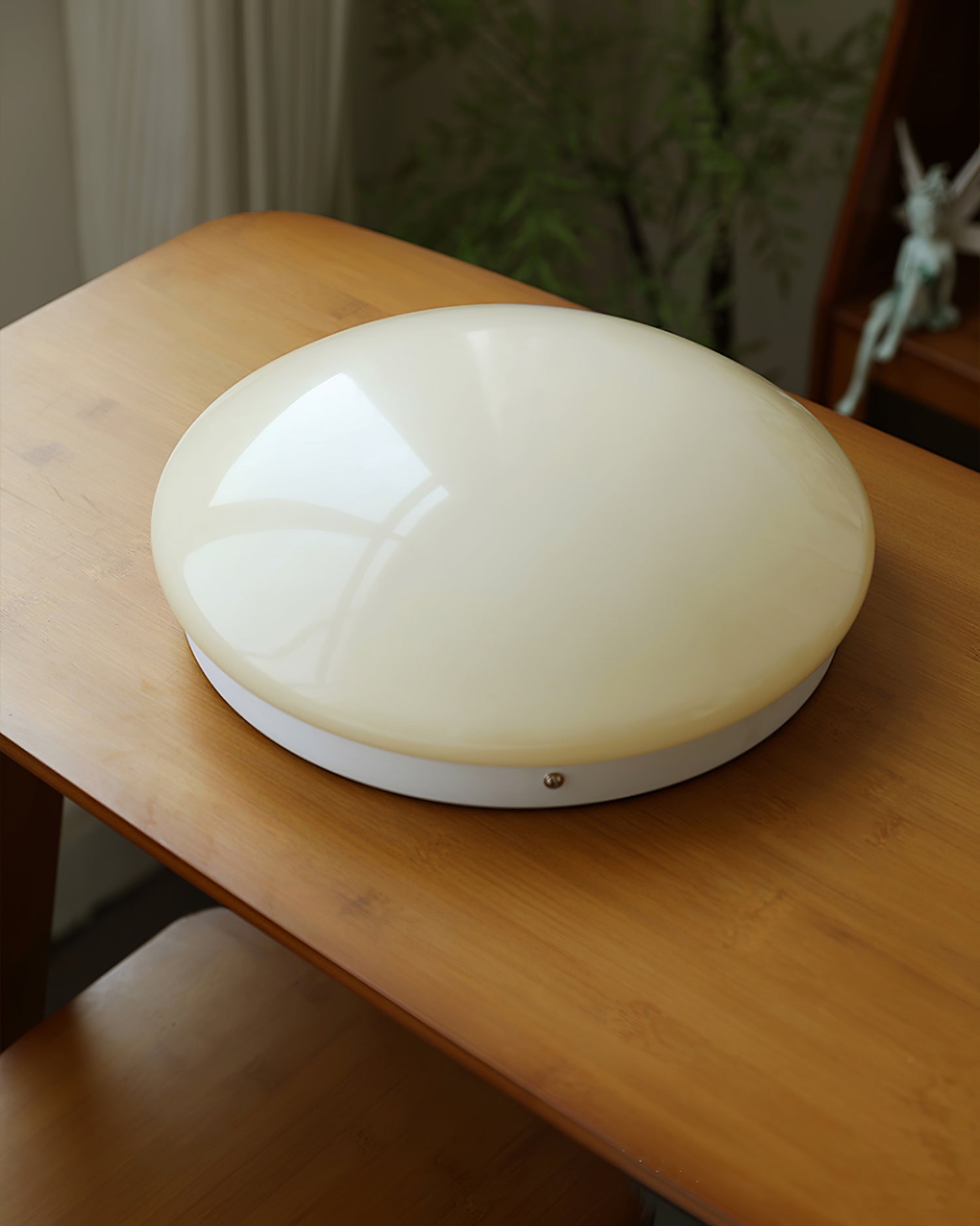 Alcaria Modern Minimalist Glass Flush Ceiling Light - Letslighting