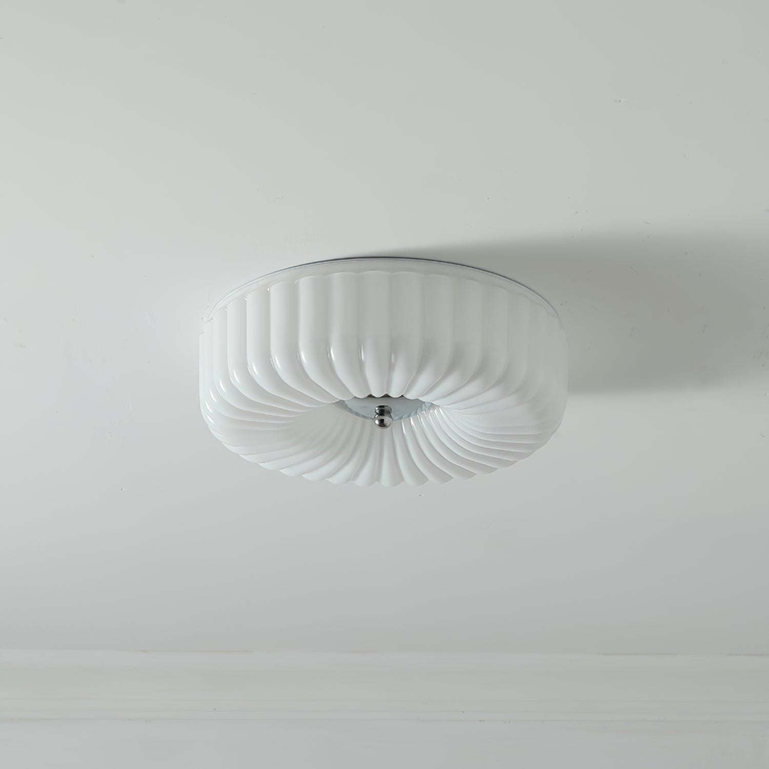 Zathee Modern Minimalist Glass Flush Mount Ceiling Light - Letslighting