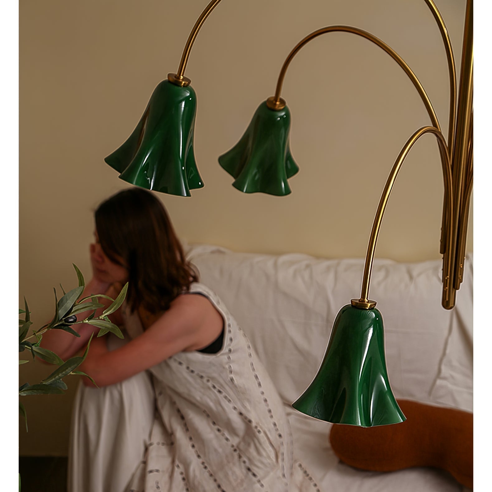 EmeraldBell Glass Pendant Chandelier - Letslighting