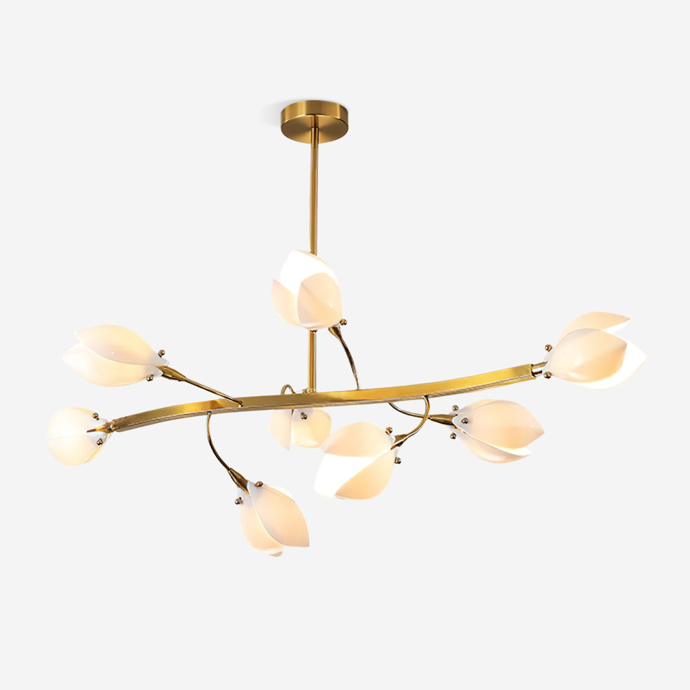 Willow Bloom Chandelier Curved Petal Branches - Letslighting