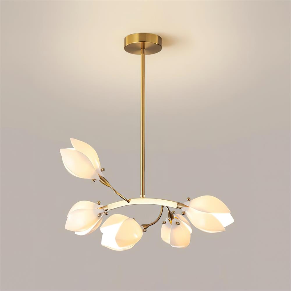 Willow Bloom Chandelier Curved Petal Branches - Letslighting
